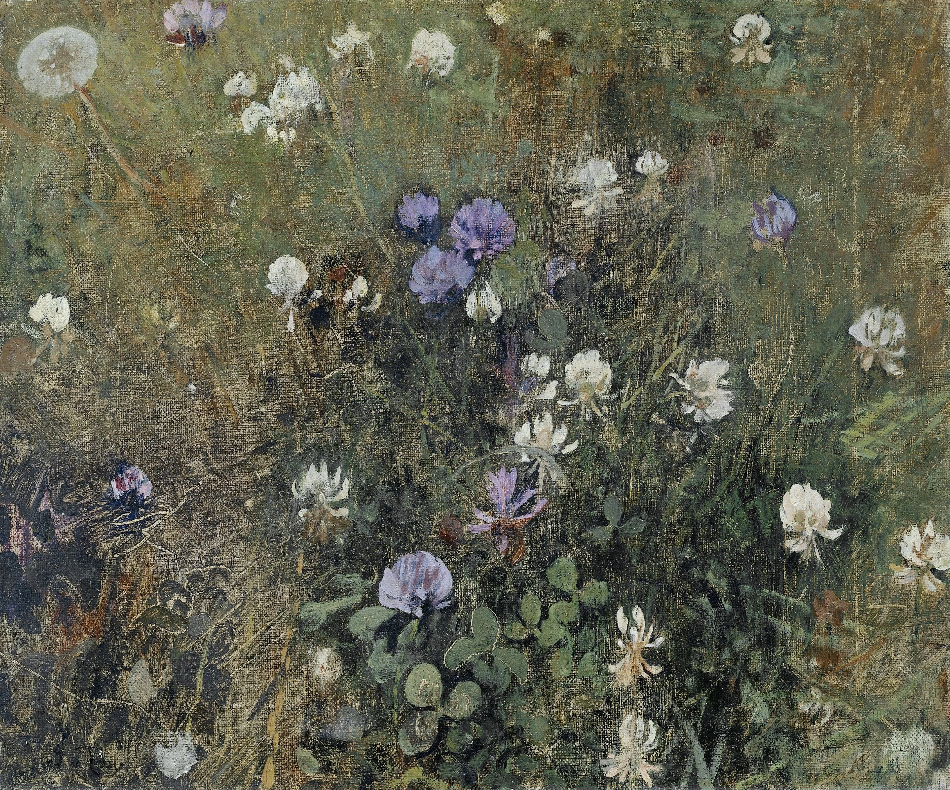 Blooming Clover, detail