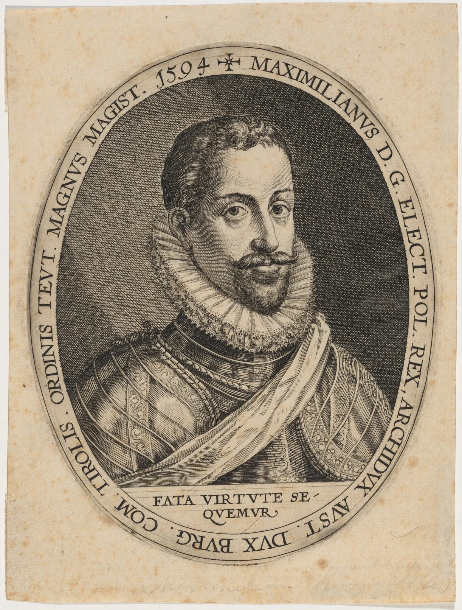 Maximilian II, Roman Emperor, detail