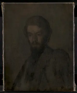 Henry Madsen, by Vilhelm Hammershøi, oil, 1904