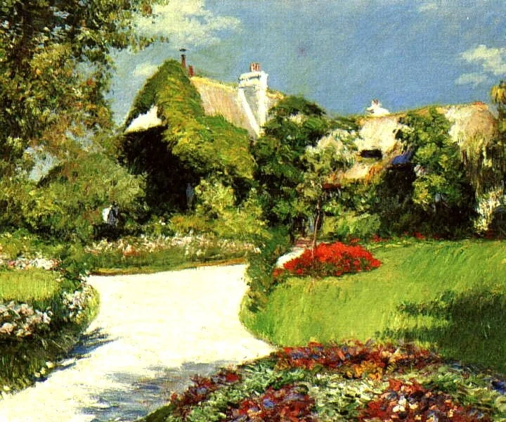 Cottage in Trouville, detail