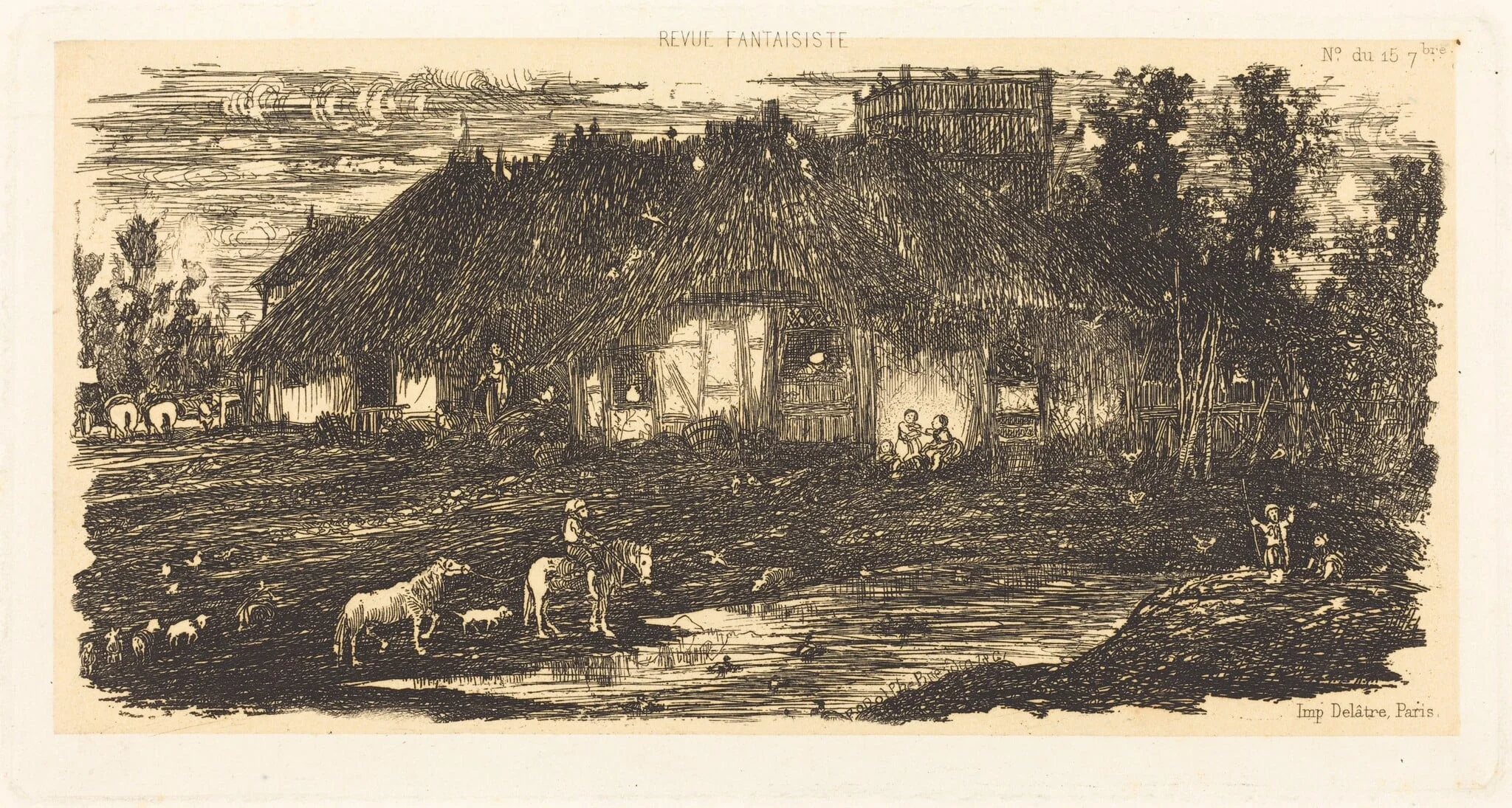 The Farmyard, detail