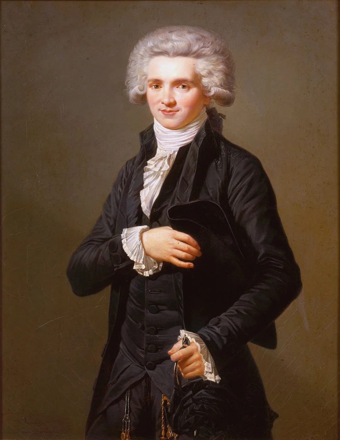 Maximilien de Robespierre dressed as deputy of the Third Estate, detail