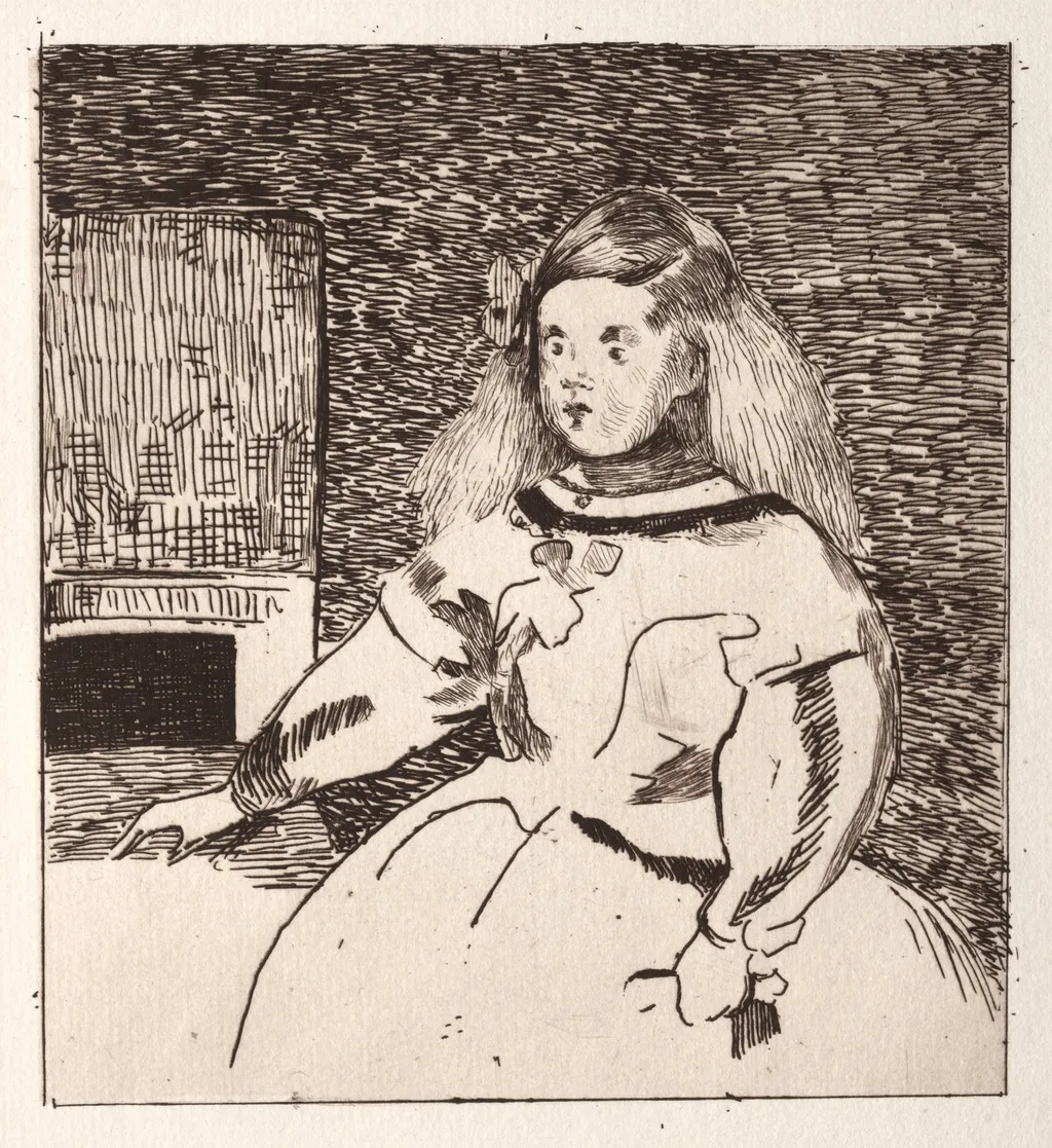 L'infante Marguerite, by Édouard Manet, 1861