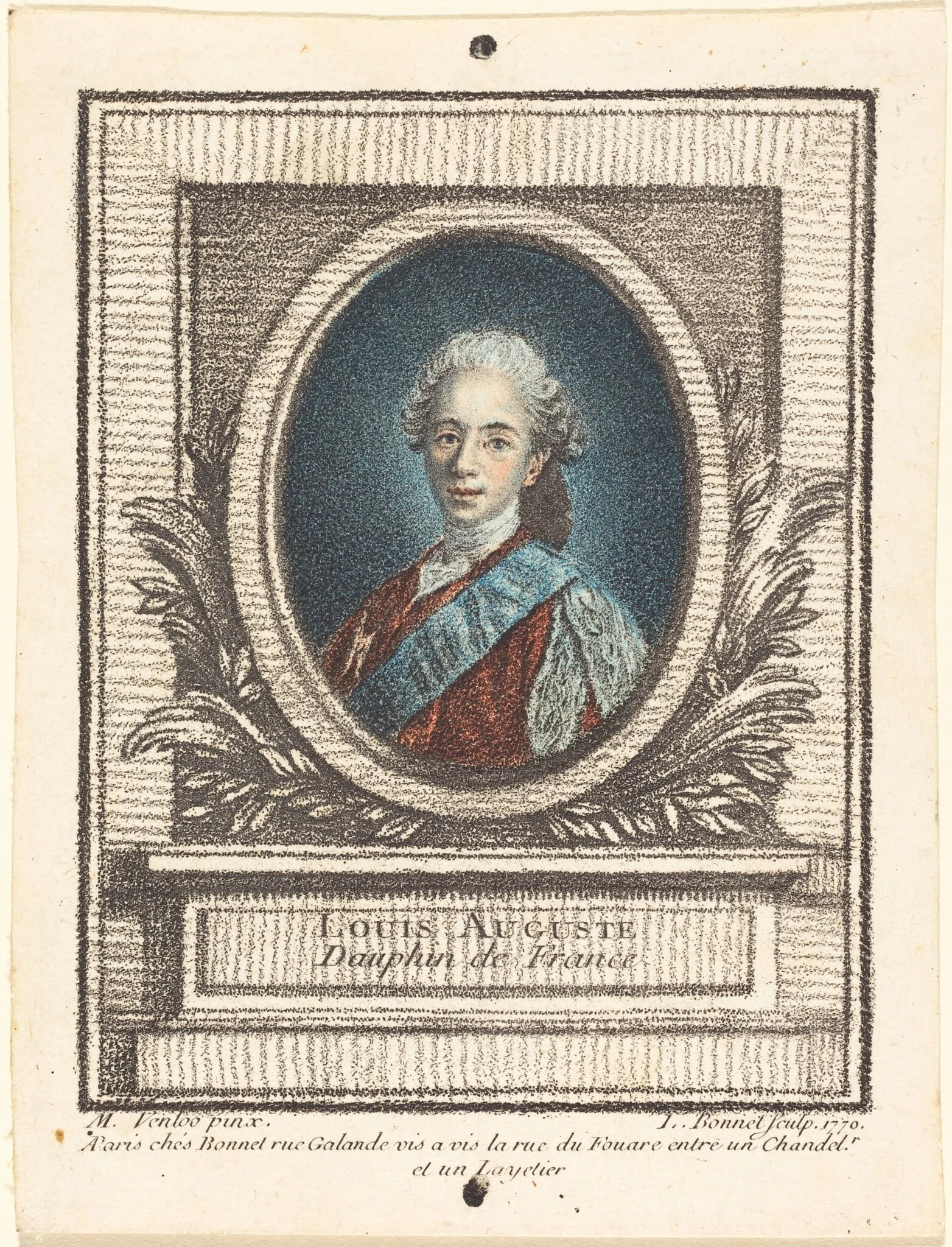 Louis-Auguste, Dauphin de France, detail