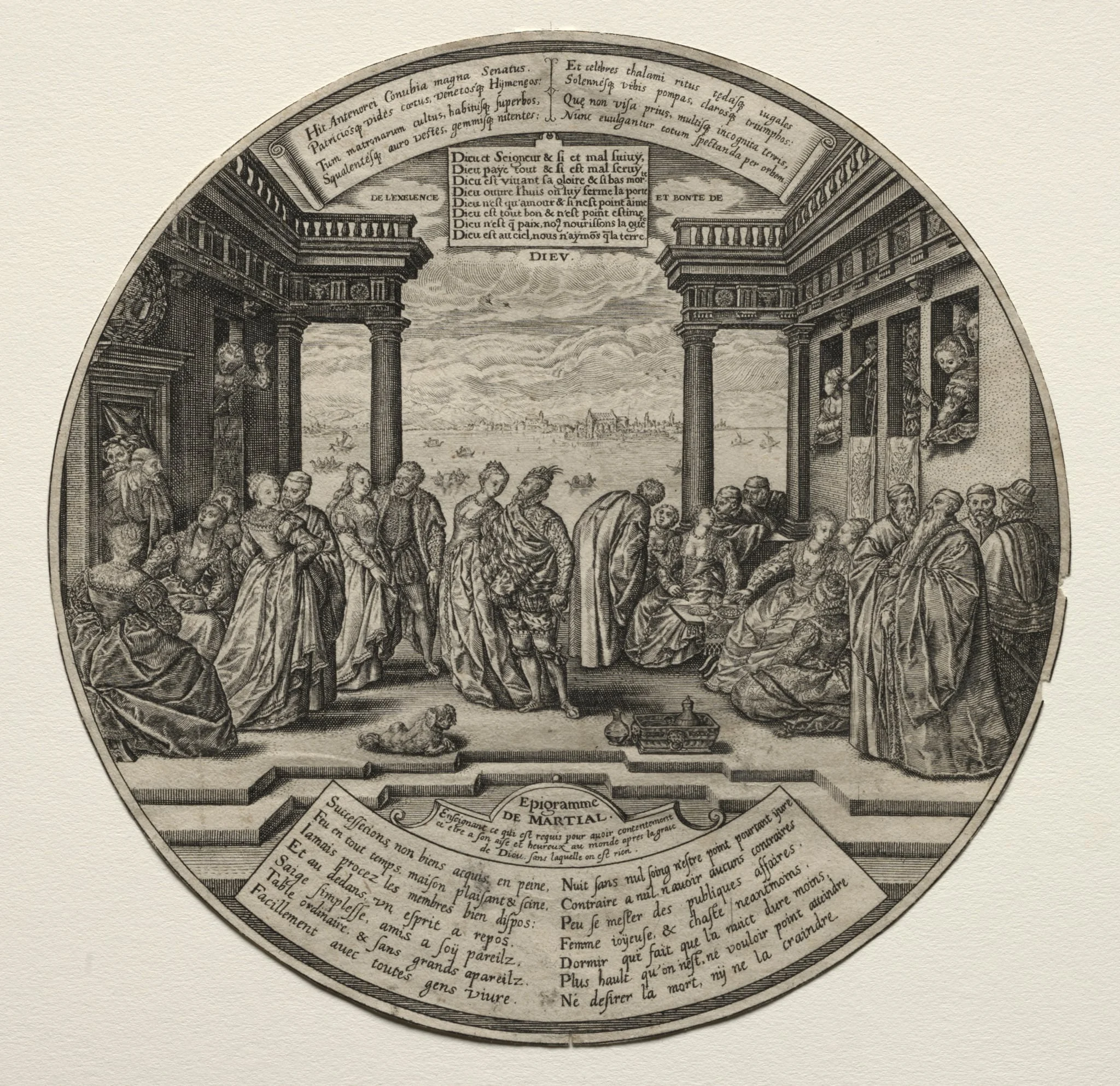 The Venetian Ball, detail