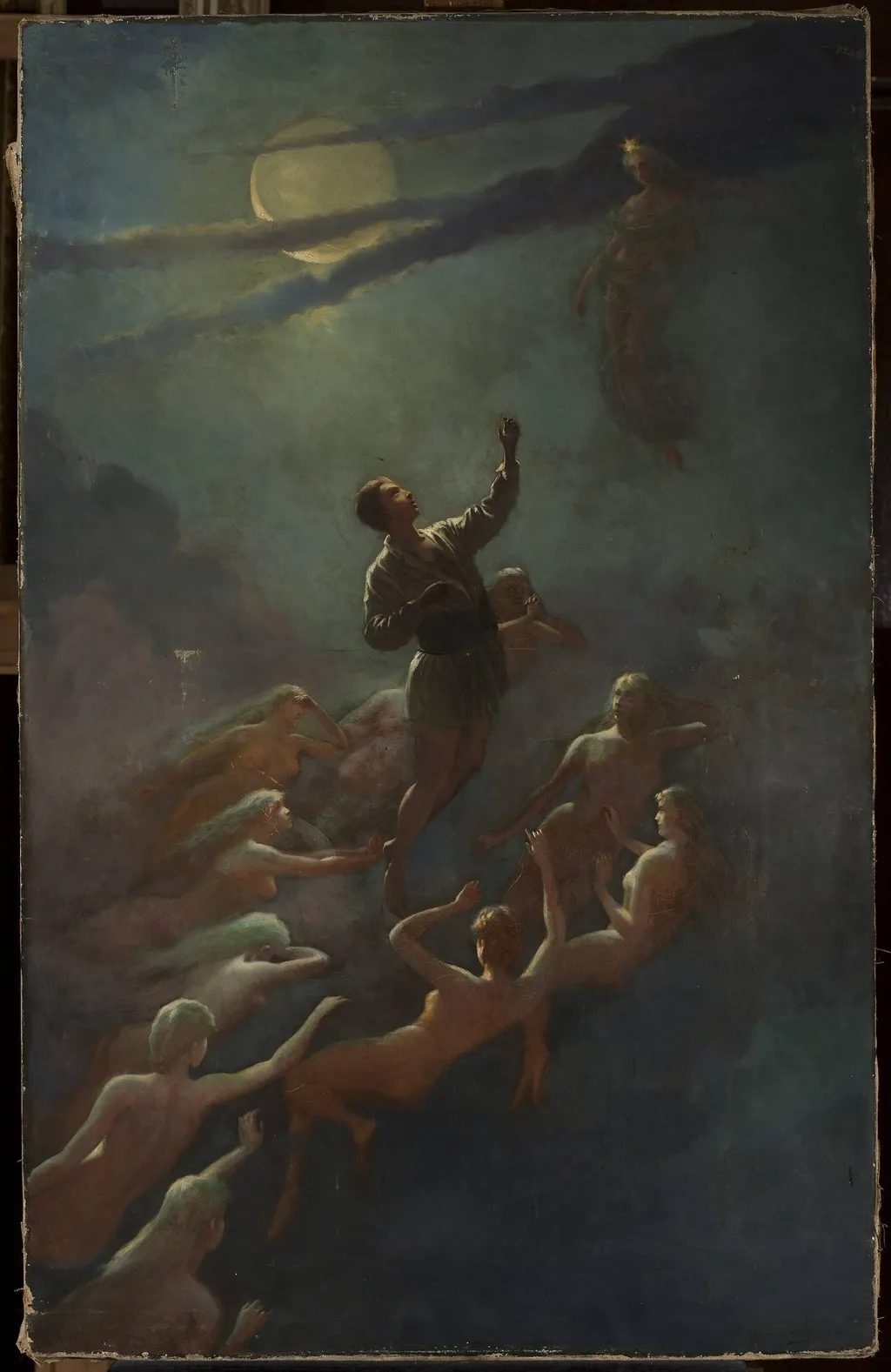 In pursuit of an idea, by Roman Szwoynicki, oil, 1897