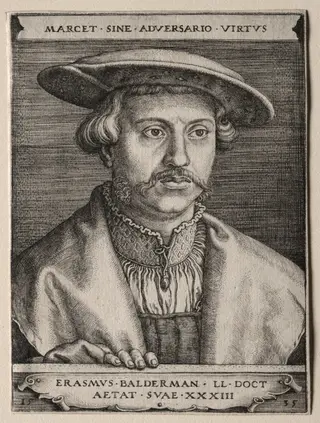 Erasmus Balderman, by Barthel Beham, 1535