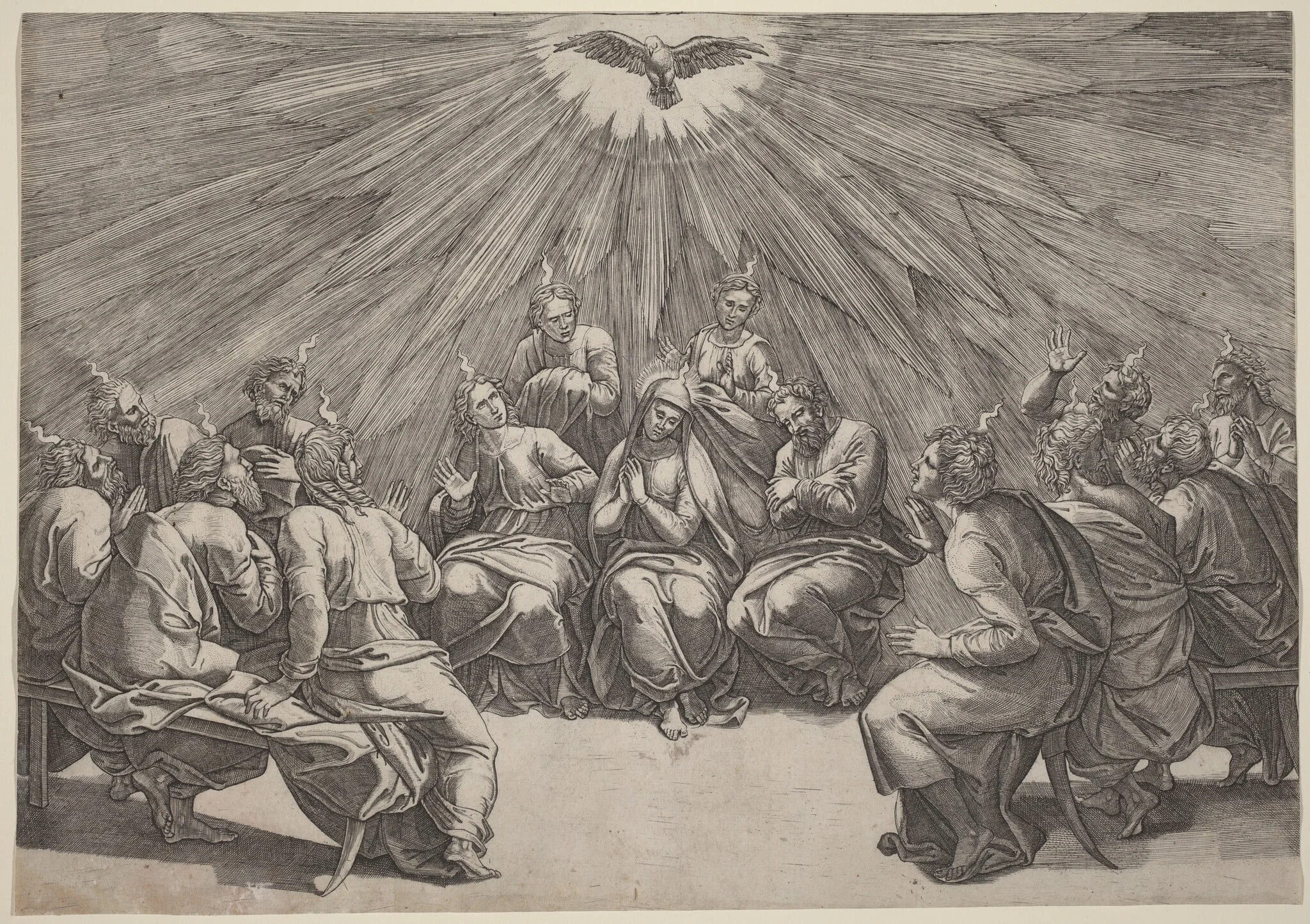 Pentecost, detail