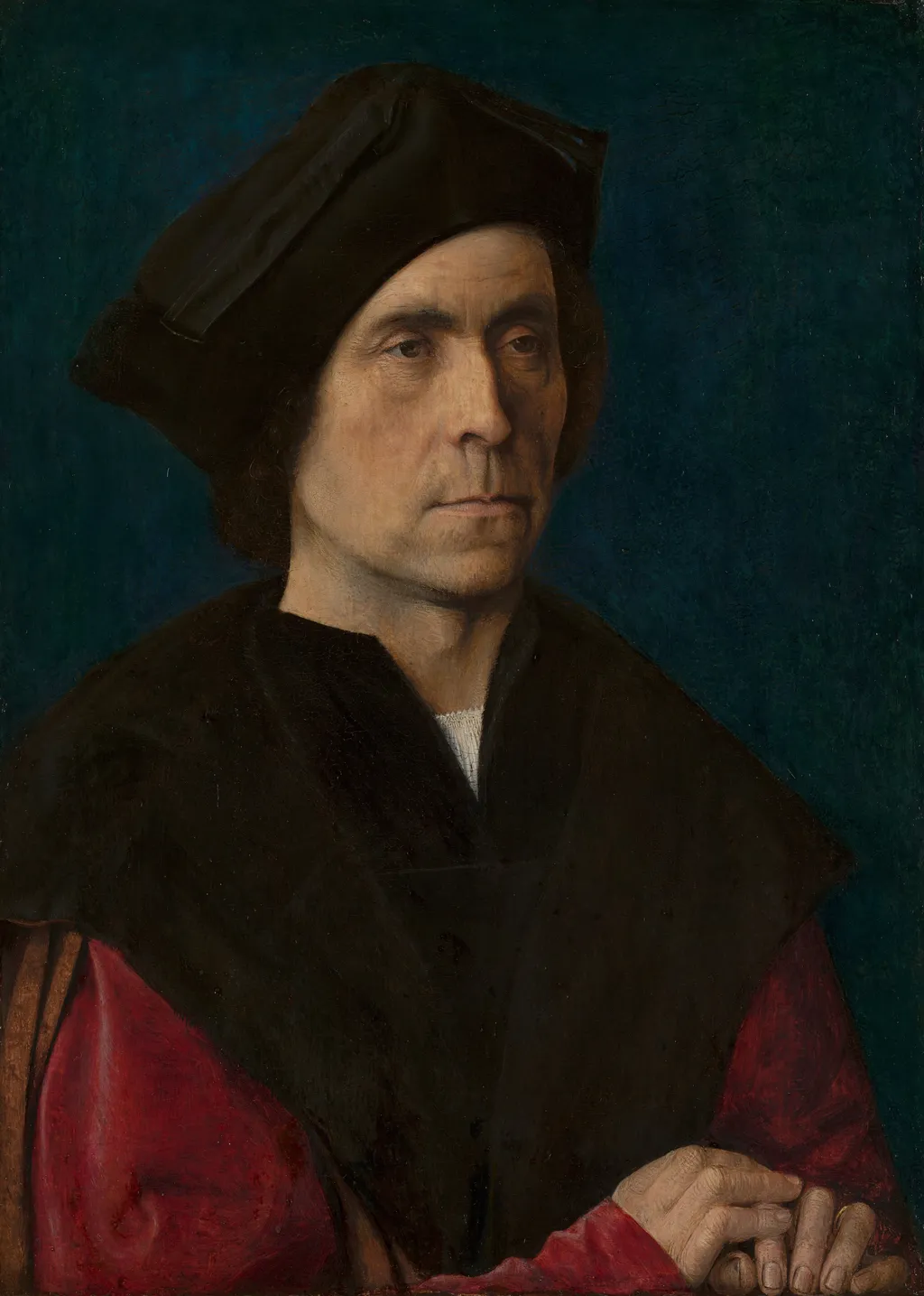 Portrait of a man, by Michael Sittow, oil, 1510