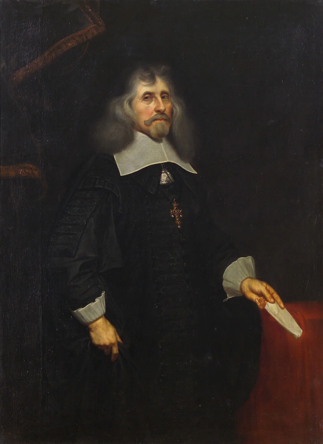 Portrait of Johann Philipp Schönborn, elector of Mainz, detail