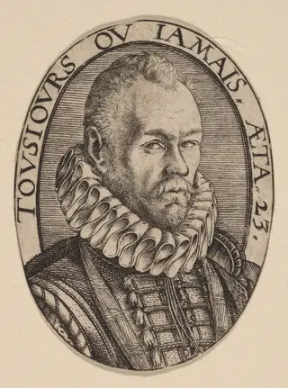 Arnout van Beresteyn, by Hendrick Goltzius, ink, 1579