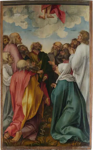 The Ascension of Christ, by Hans von Kulmbach, oil, 1513