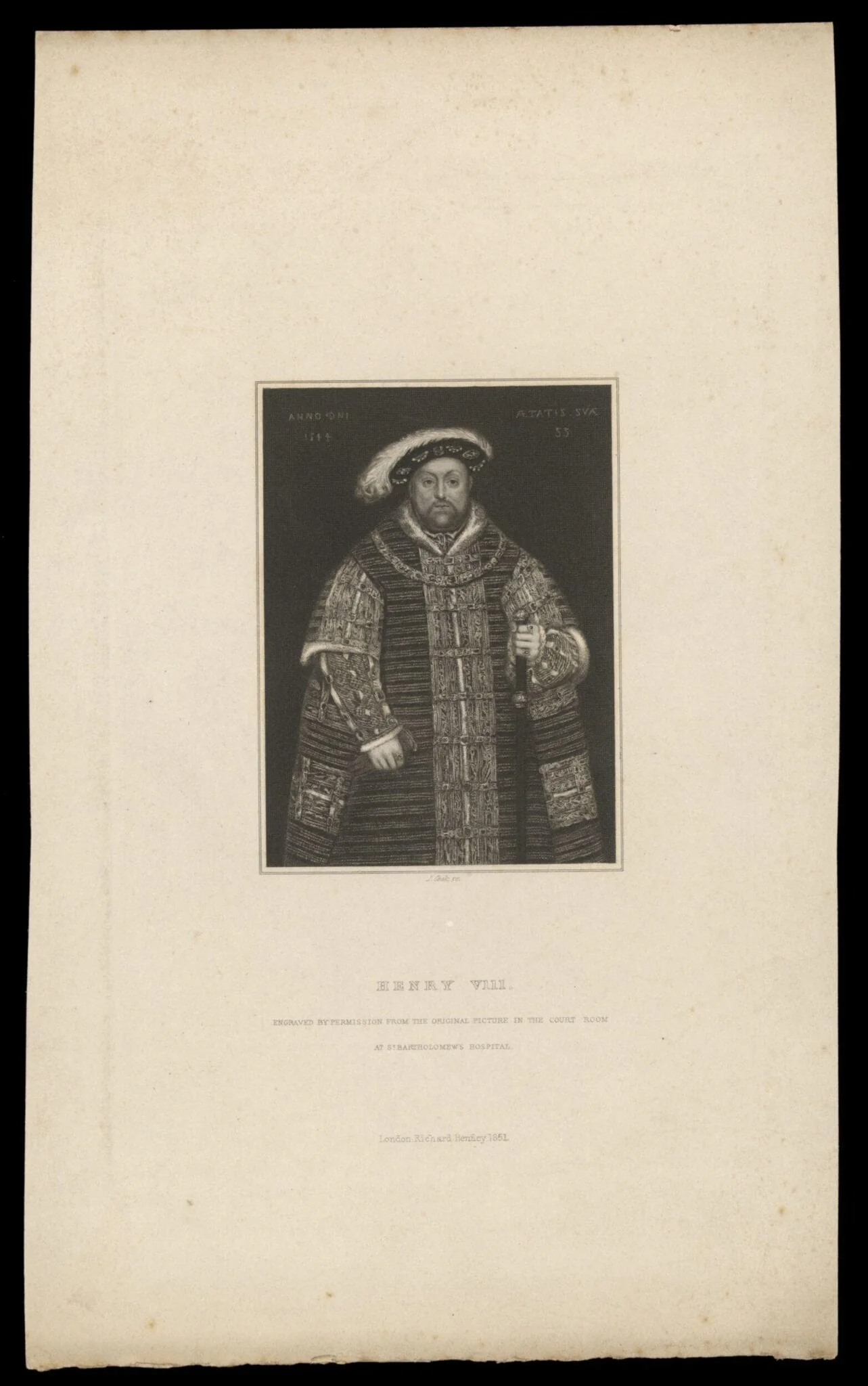 H Beard Print Collection, detail