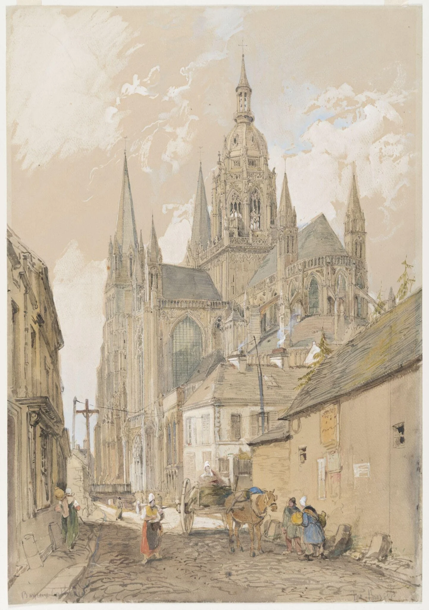 Bayeux Cathedral: View from the South-East, detail