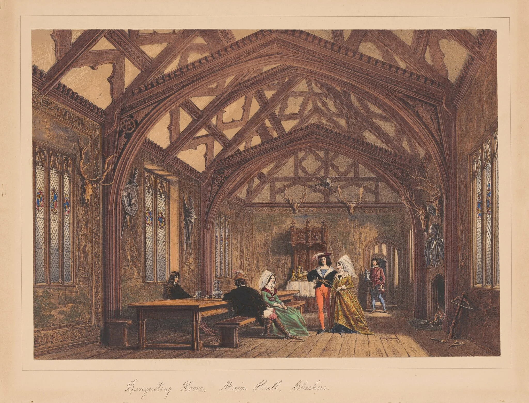 Banqueting Room, Bramhall, Cheshire, detail