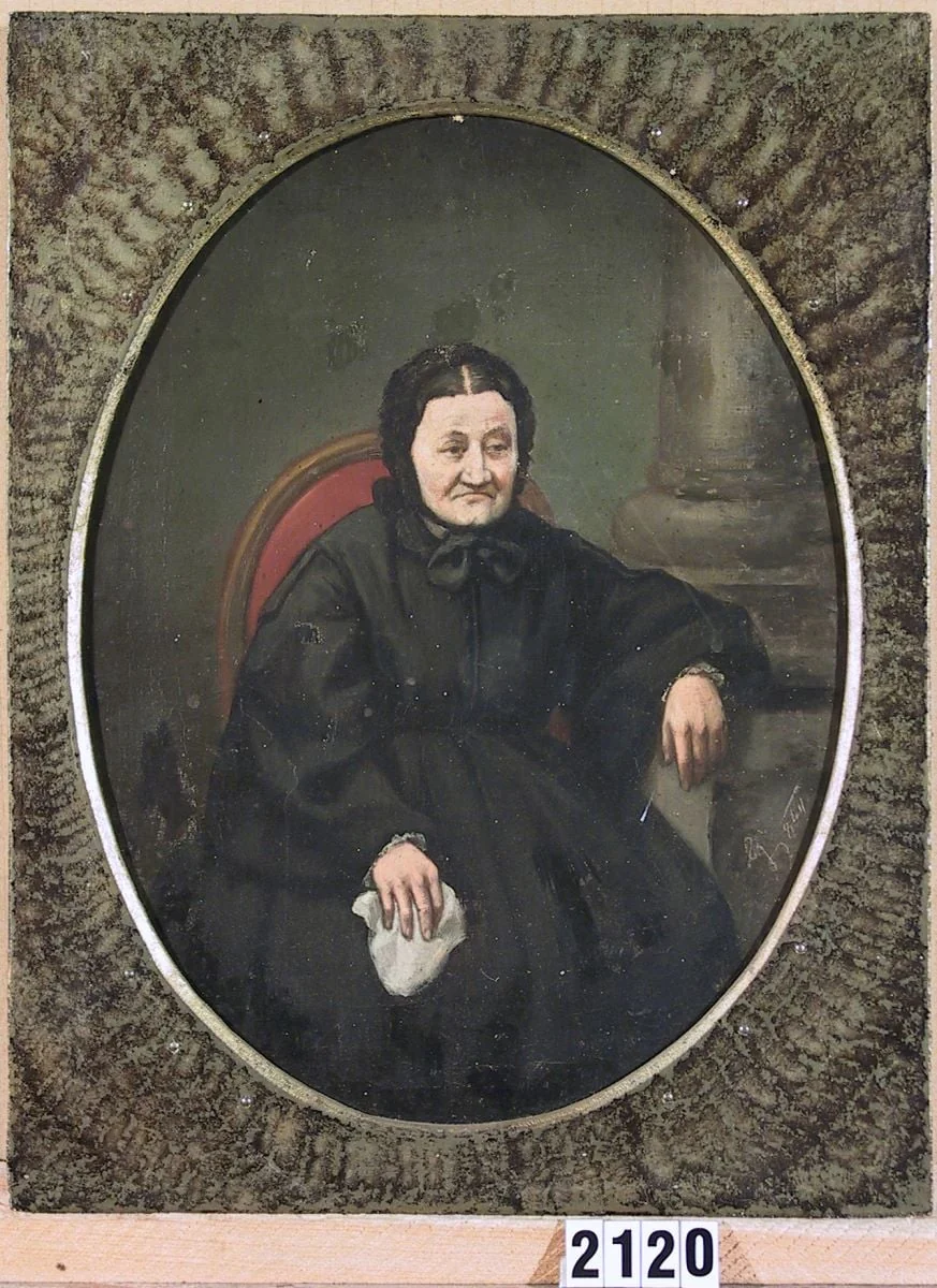 Portret de femeie, detail