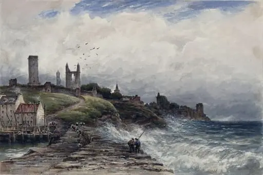 St. Andrews, Fifeshire, by James Orrock, watercolor, 1888