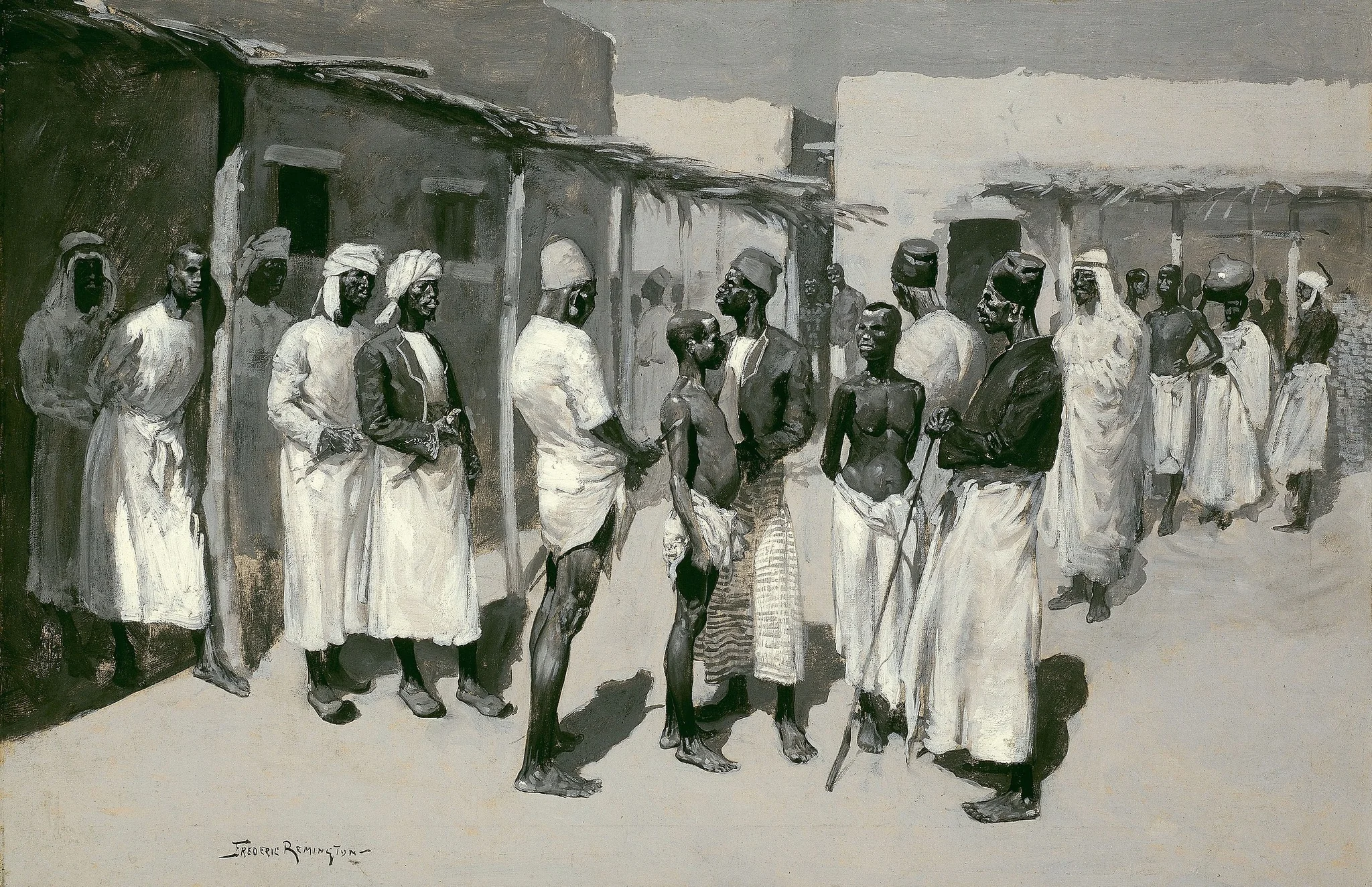 Slave Market, detail