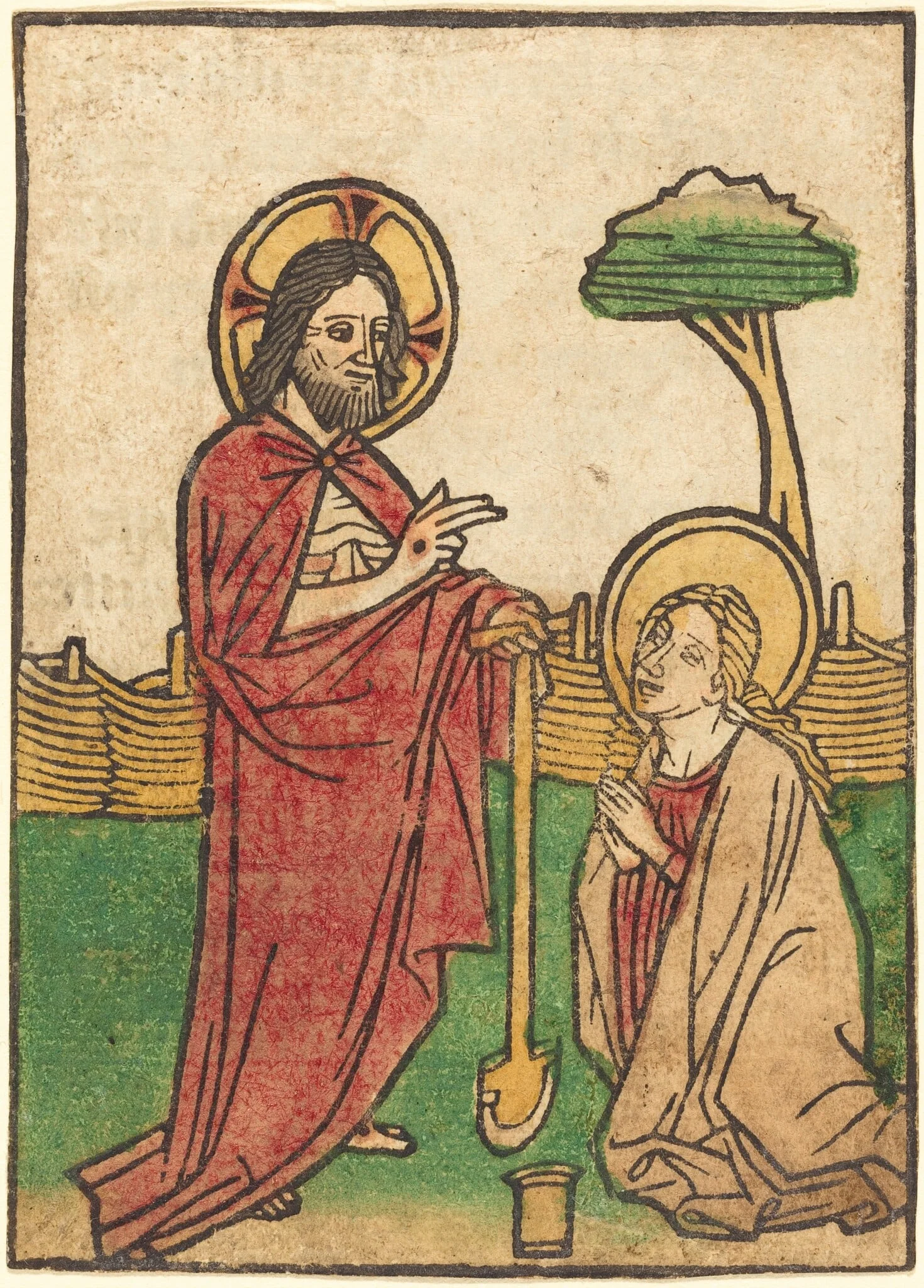 Noli me tangere, detail