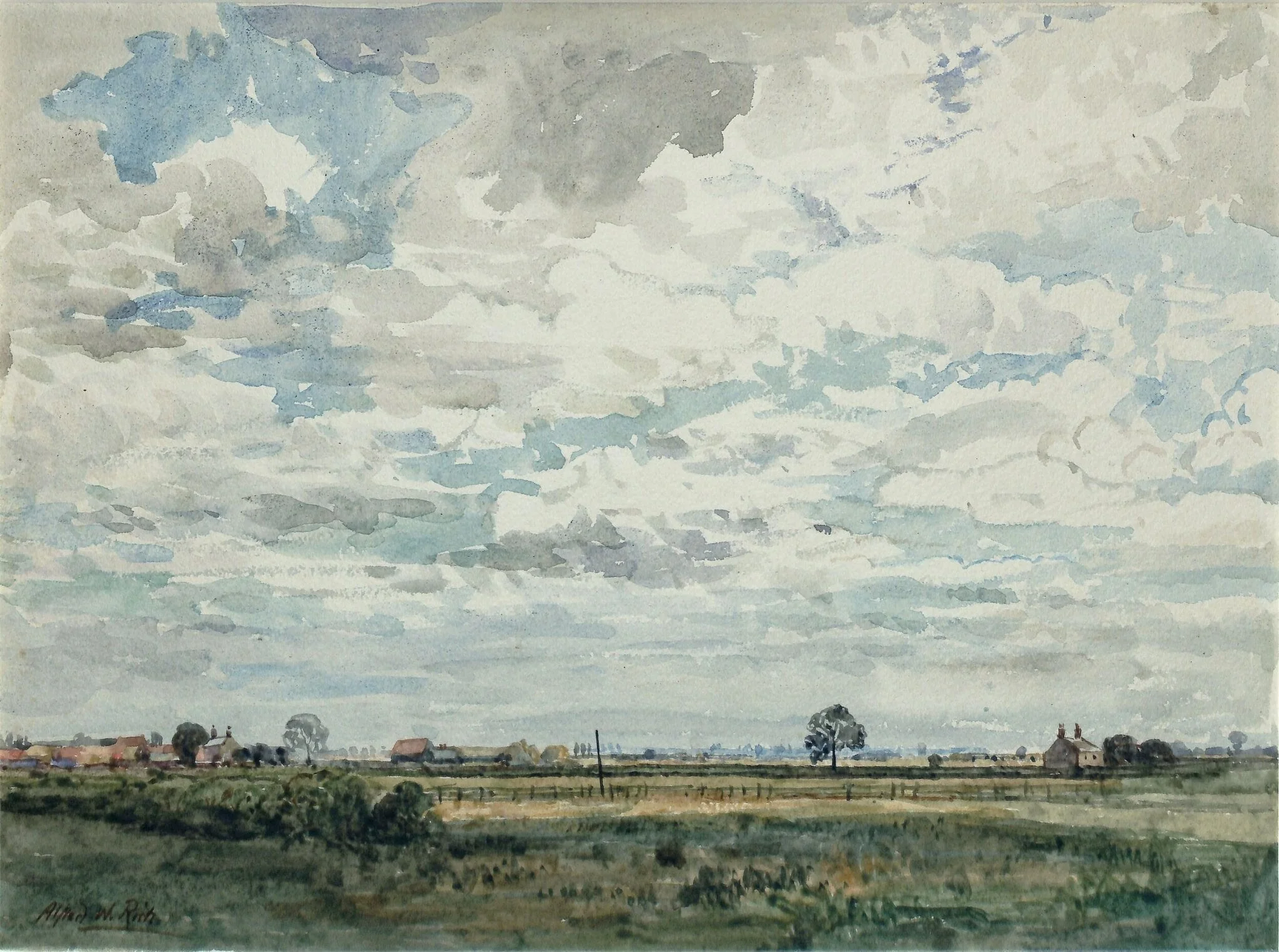 Near St. Ives, Huntingdonshire, detail