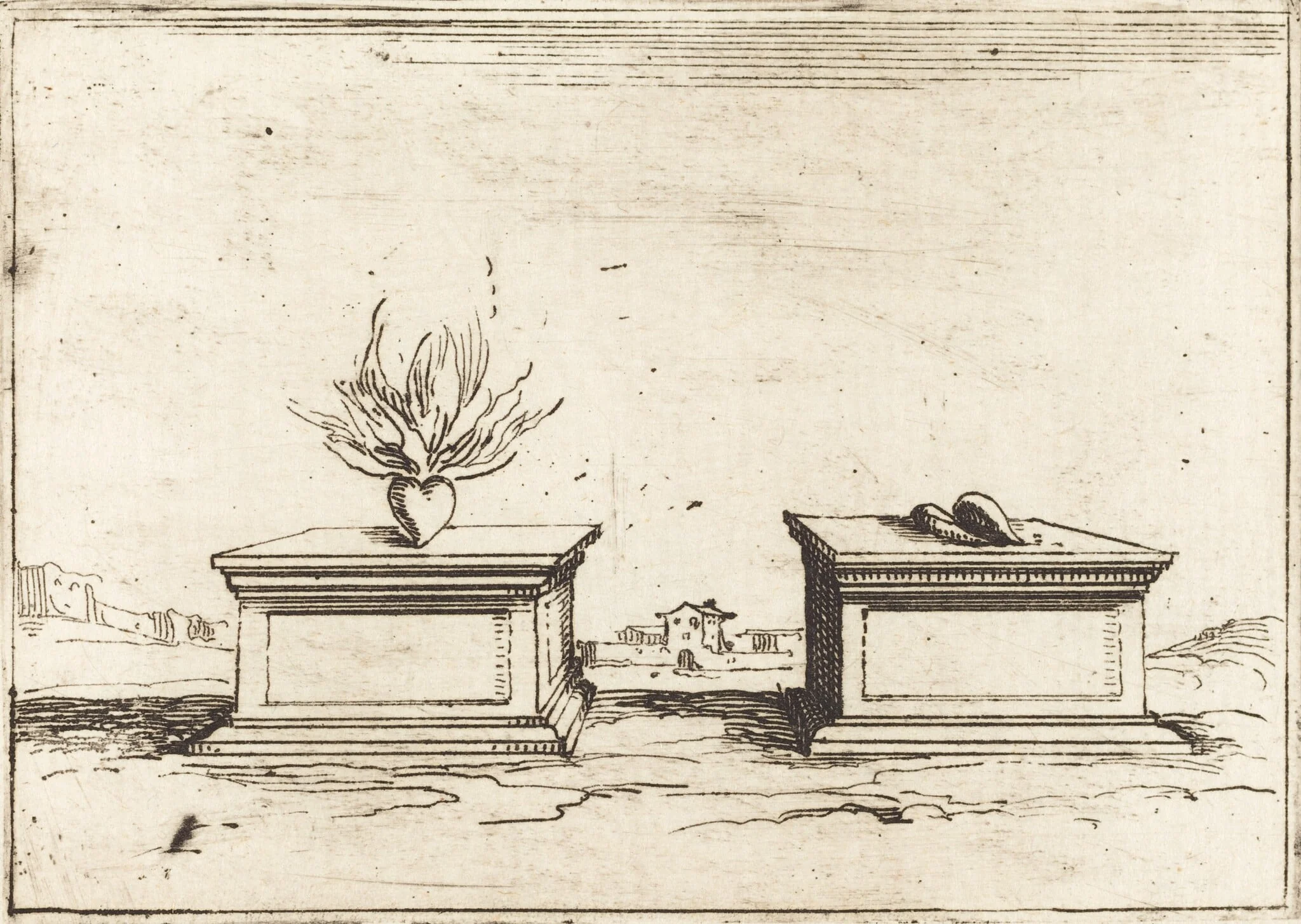 Two Hearts, detail