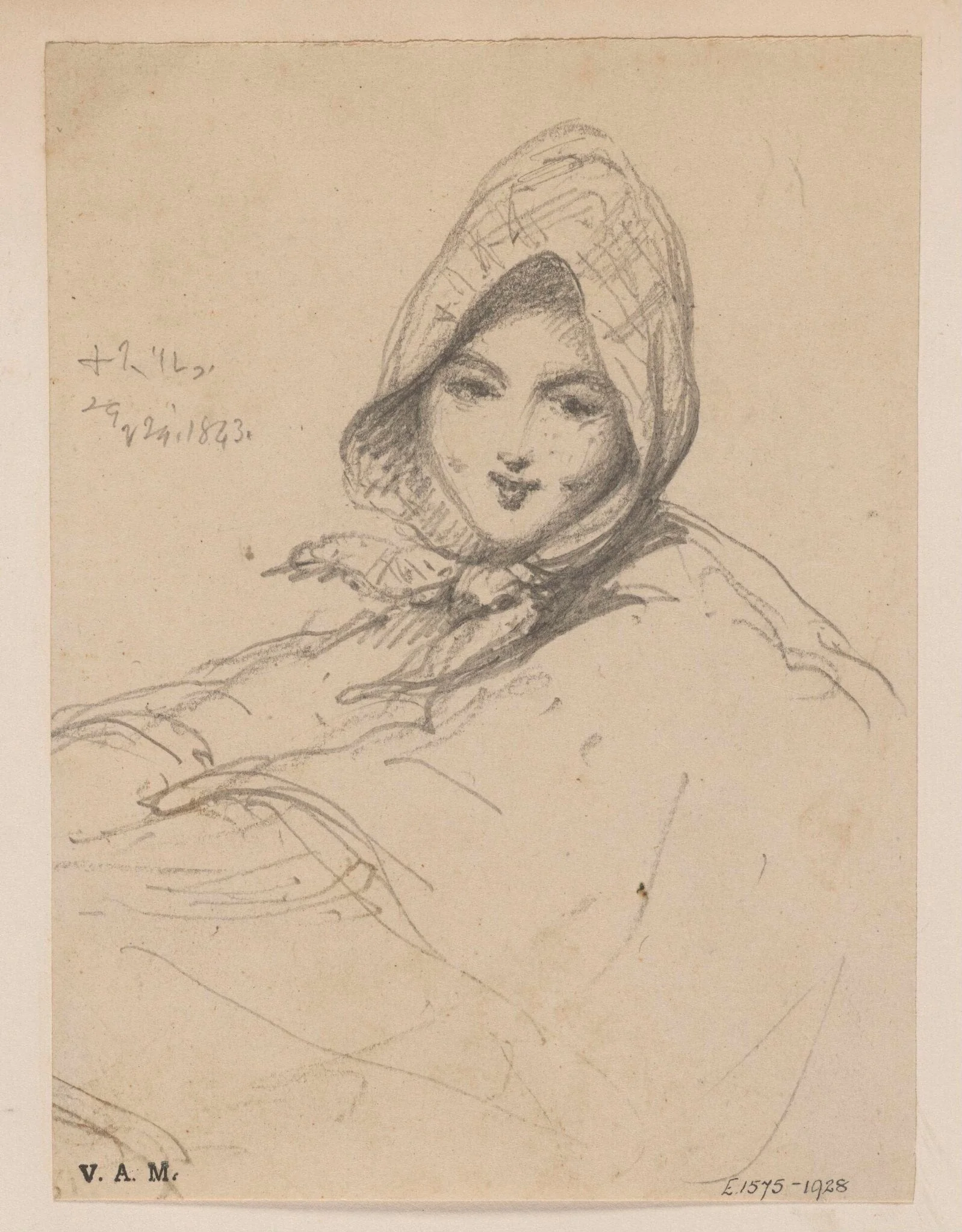 A boatwoman, detail