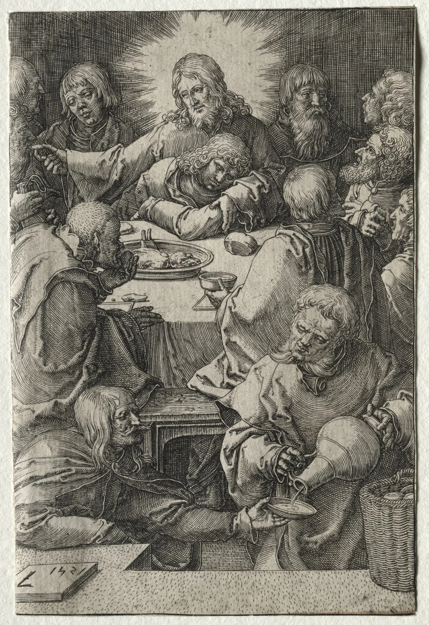 The Passion: The Last Supper, detail