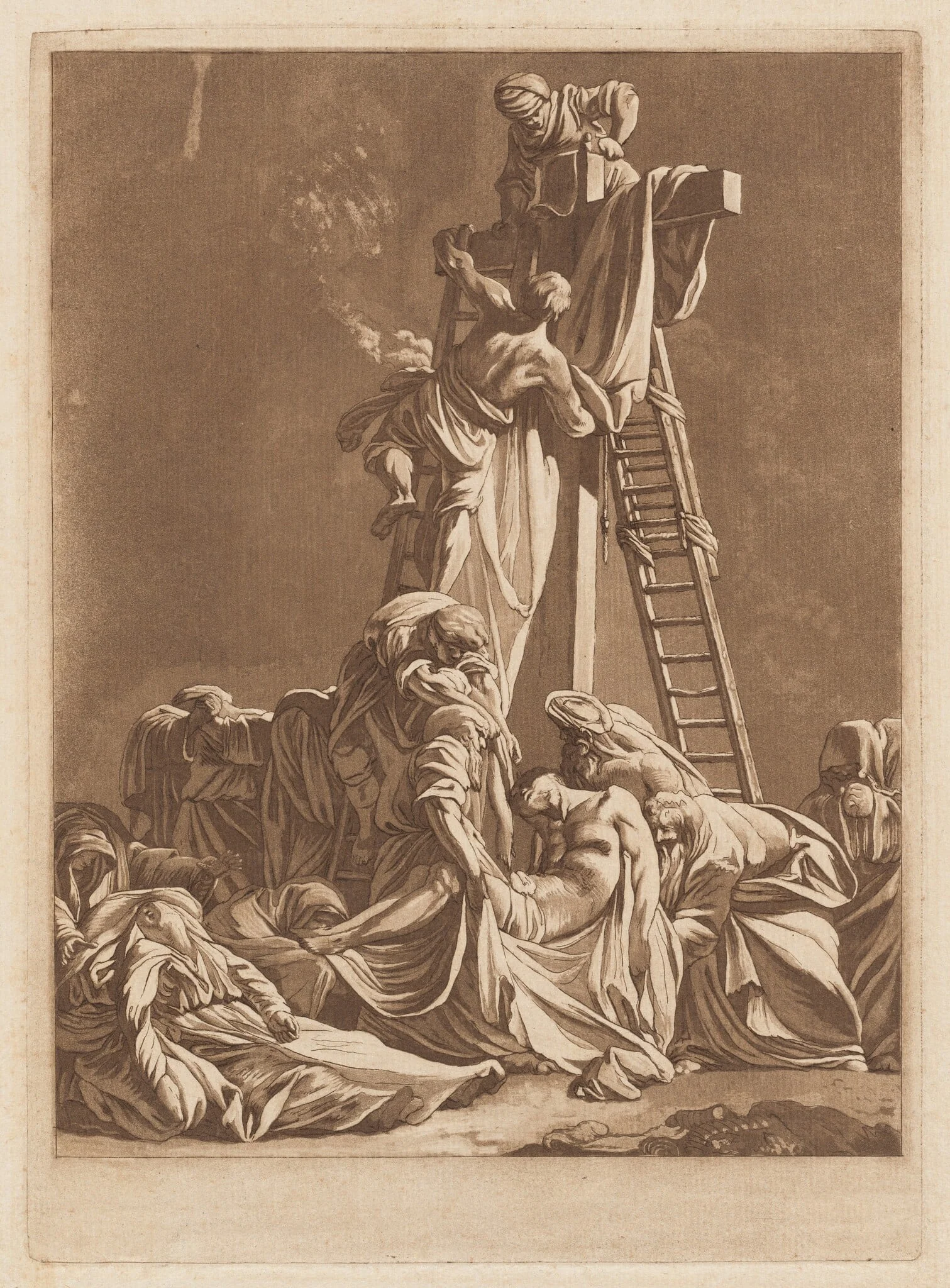 Descent from the Cross, detail