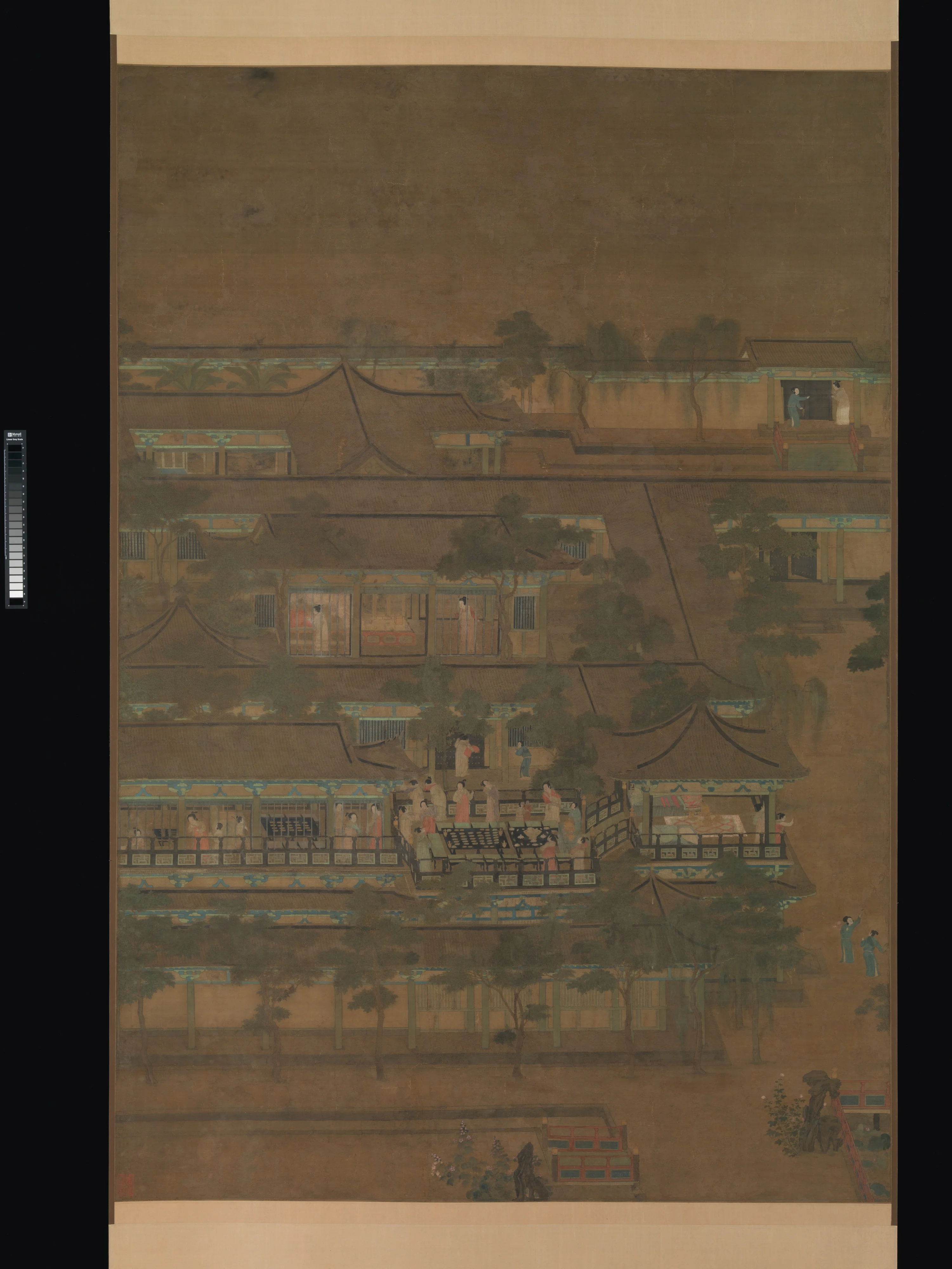Palace banquet, detail