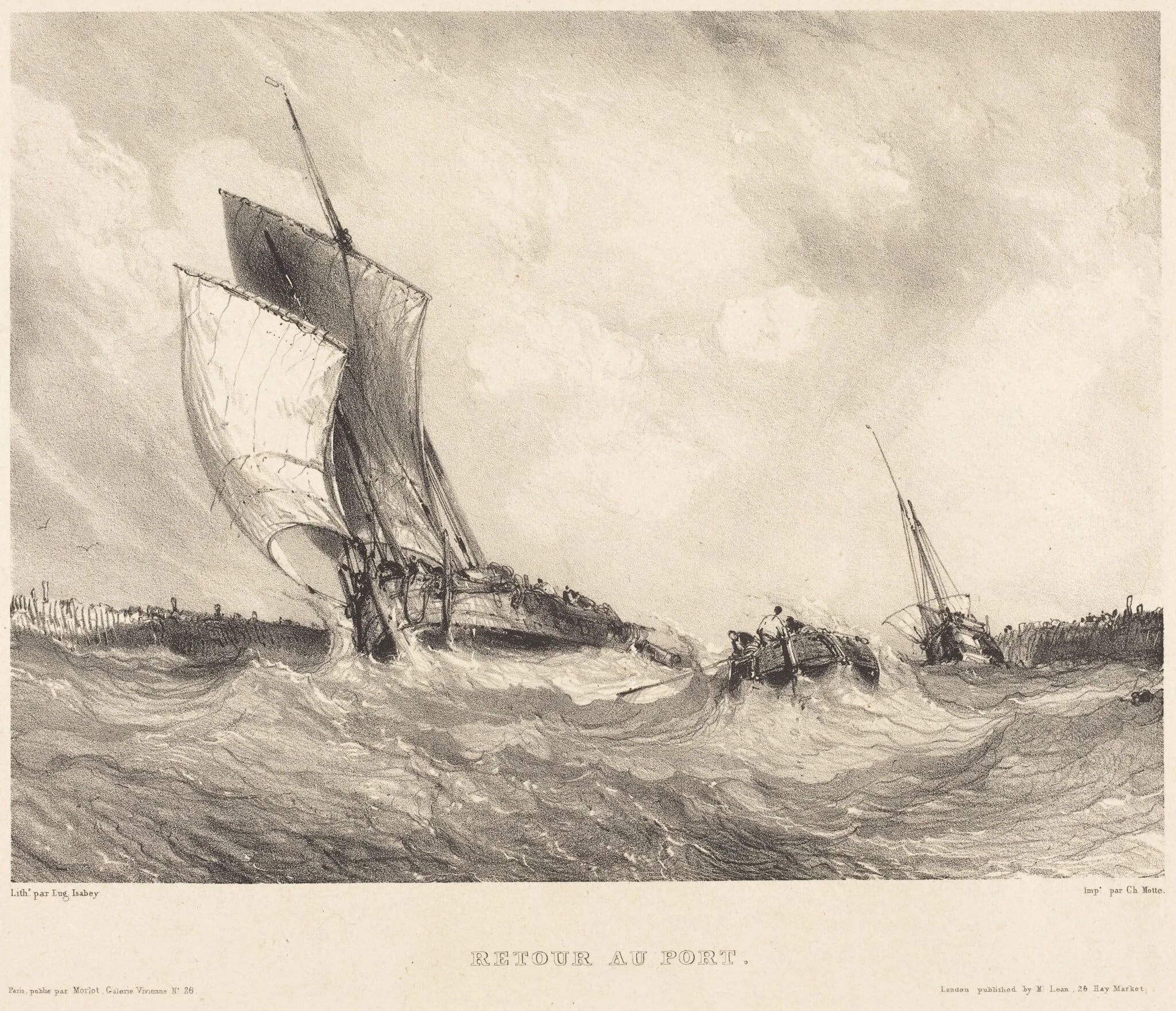 Retour au port, detail