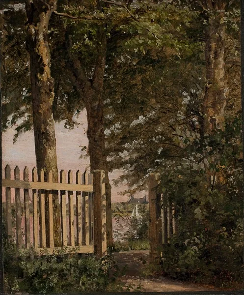 The Garden Gate of the Artist's Home at Blegdammen, detail