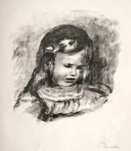 Claude Renoir, la tête baissée, by Auguste Renoir, 1904
