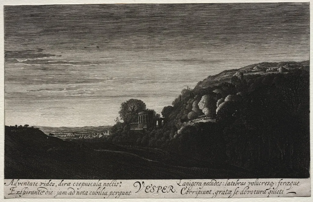Times of Day:  Vespers, by Velde, Jan van de, II, 1622