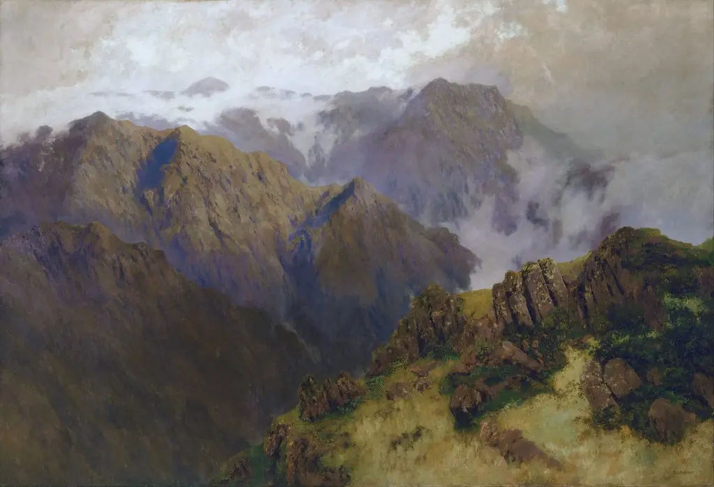 Kosciusko, by William Piguenit, oil, 1903