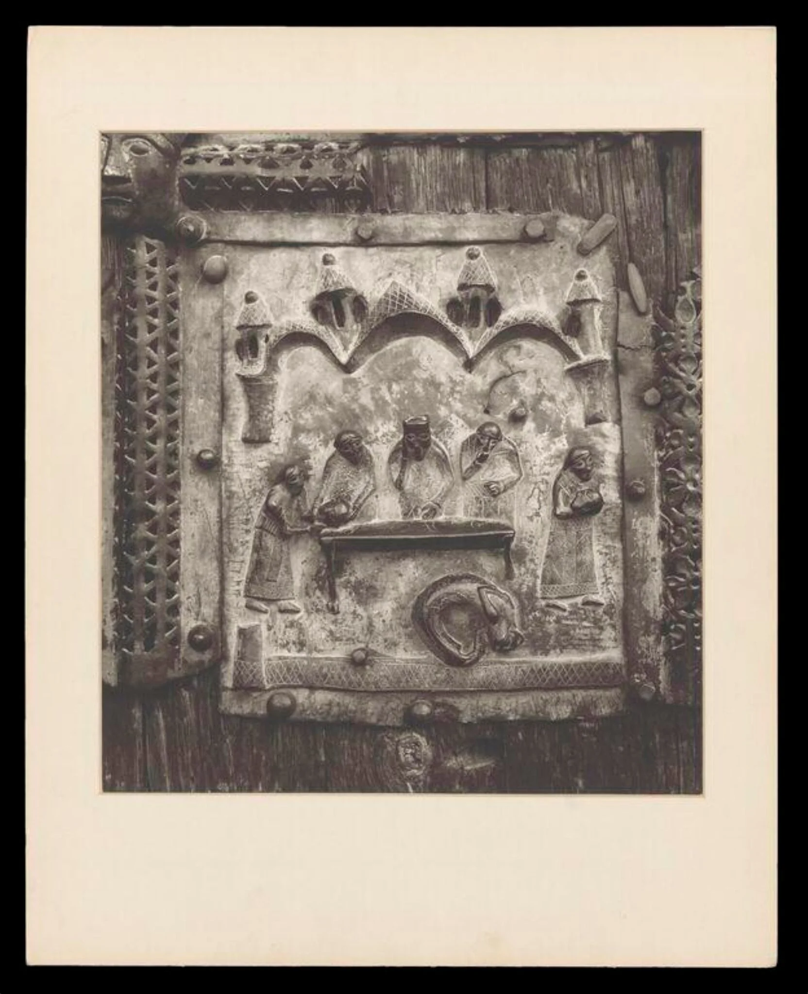 Detail, Bronze Door of San Zeno, Verona, detail