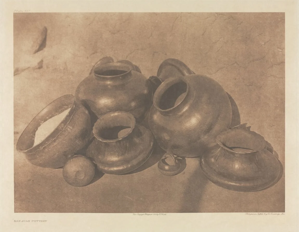 Portfolio XVII, Plate 597: San Juan Pottery, detail