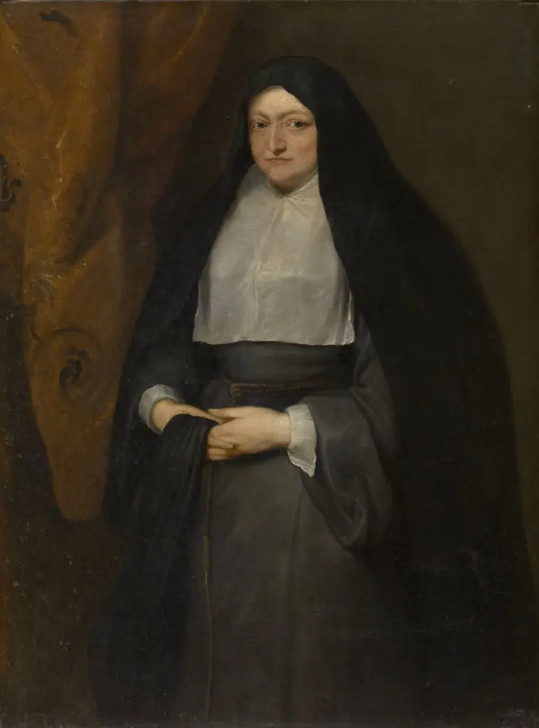 Infante Isabella Clara Eugenia, by Anthony van Dyck, oil, 1632