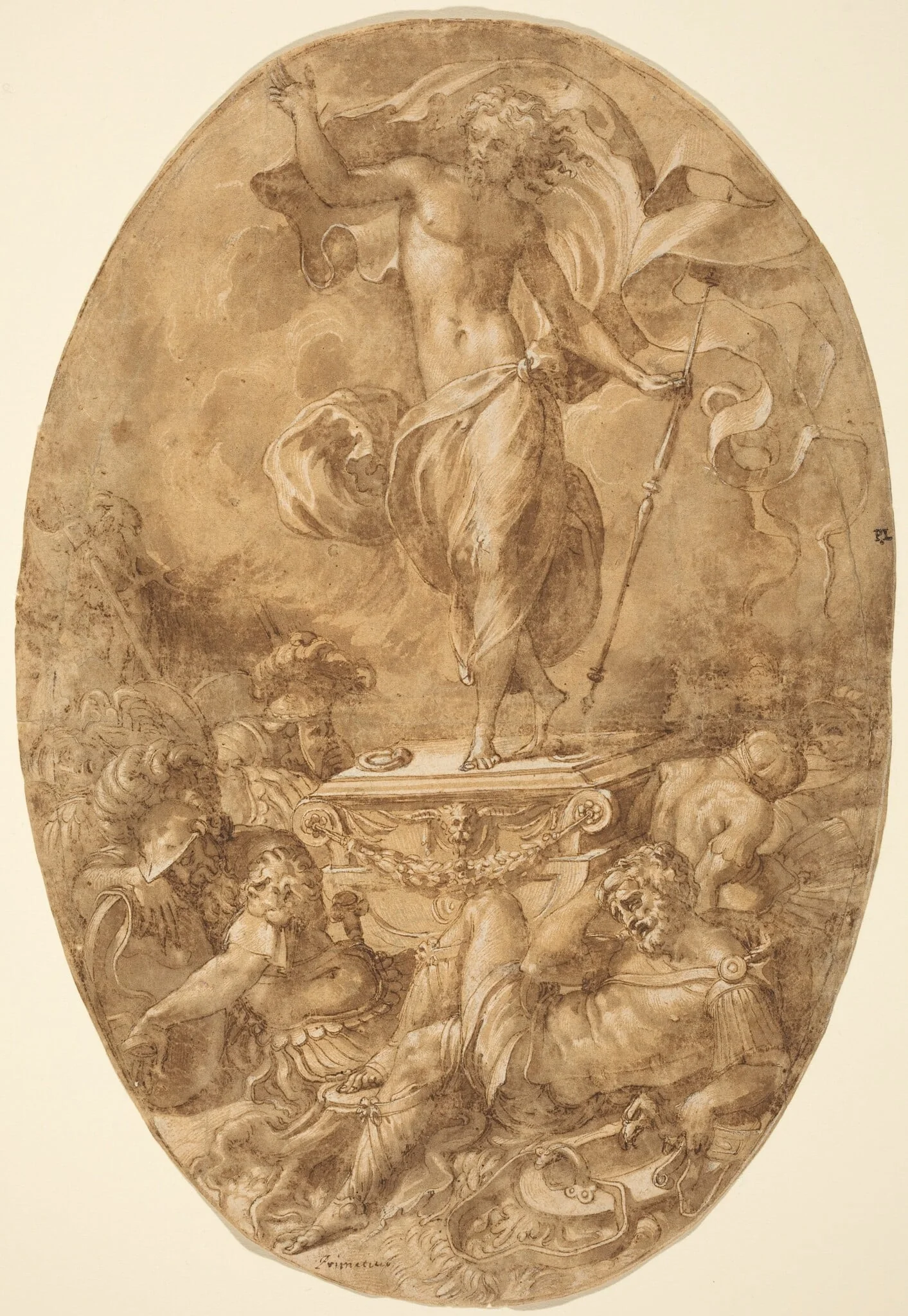 The Resurrection, detail