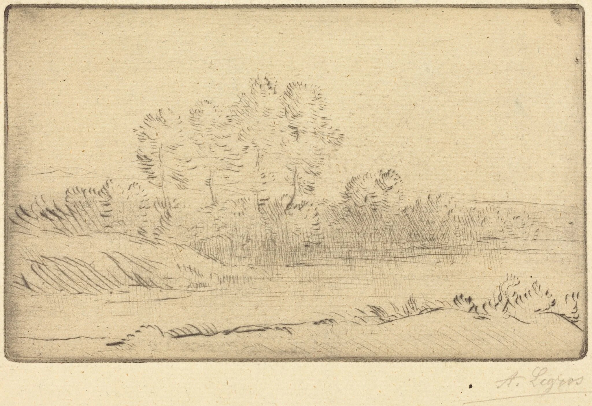 Near Nordkerque (Pres de Nordkerque), detail