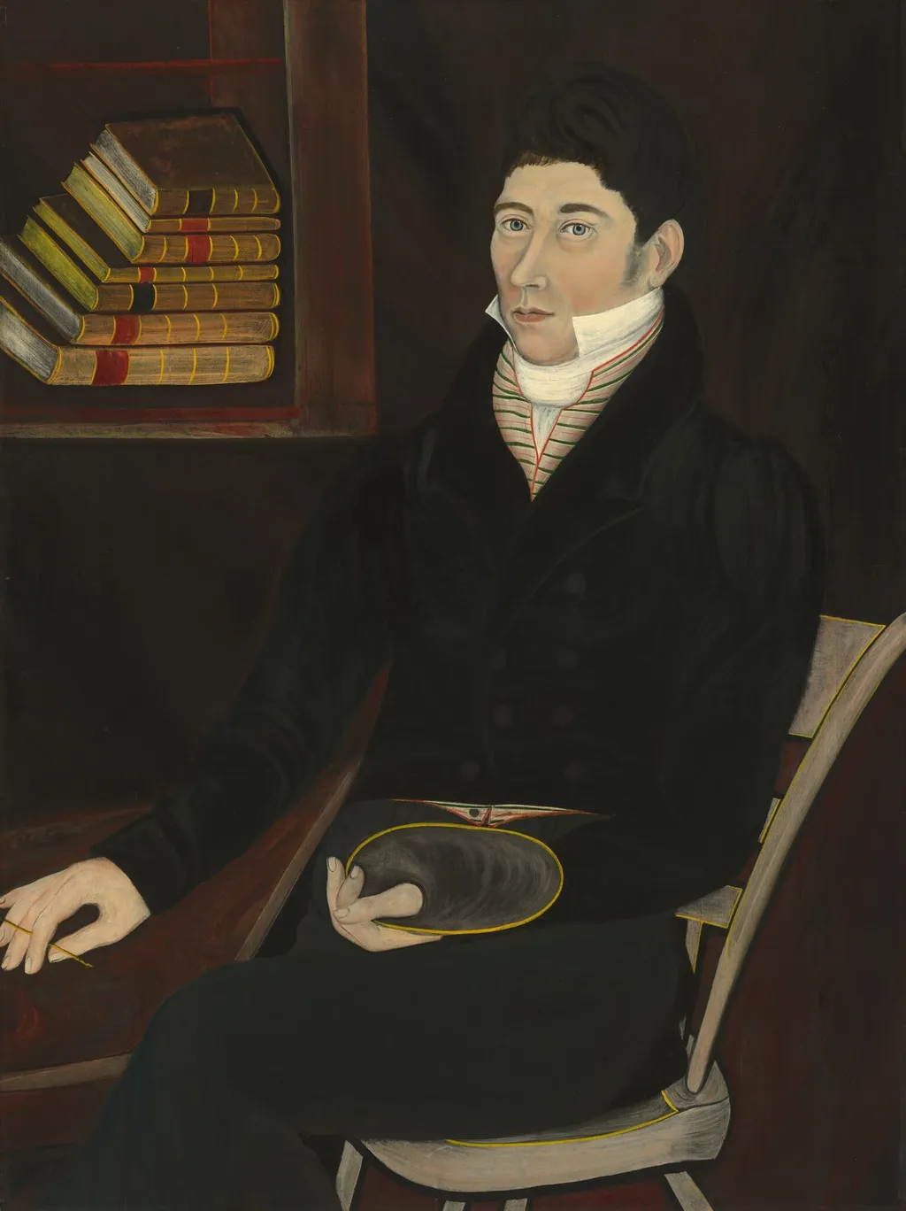 Possibly William Sheldon, by Asahel Powers, oil, 1831