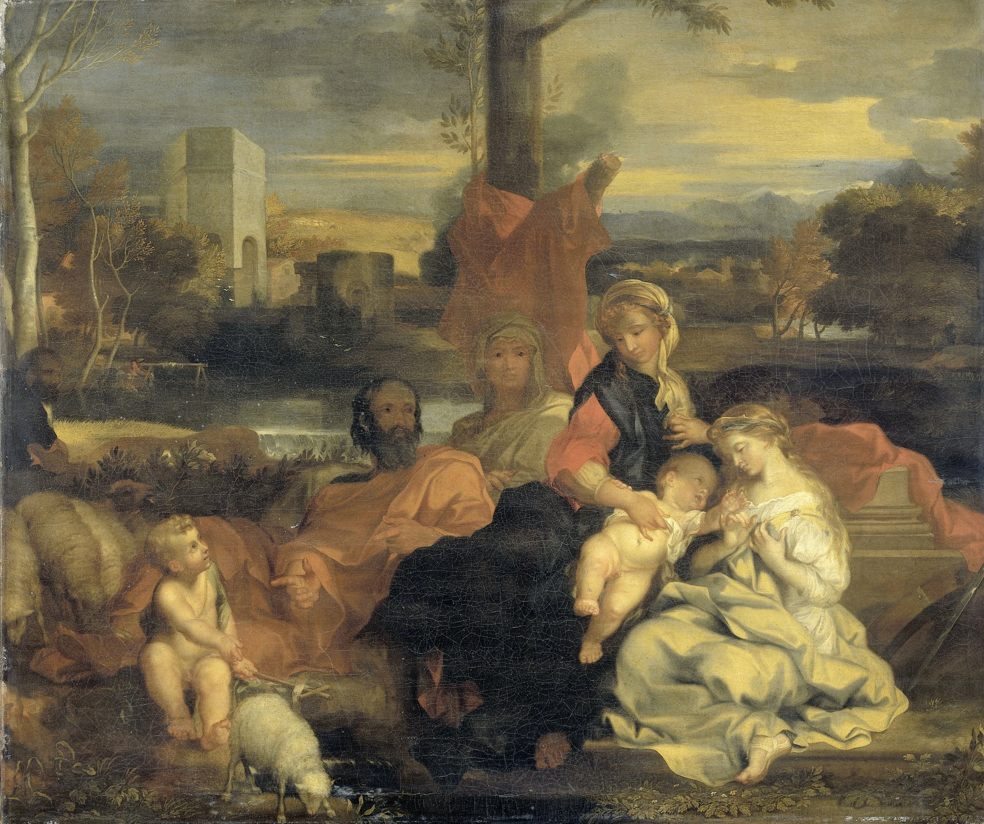 The Mystic Marriage of St Catherine, detail