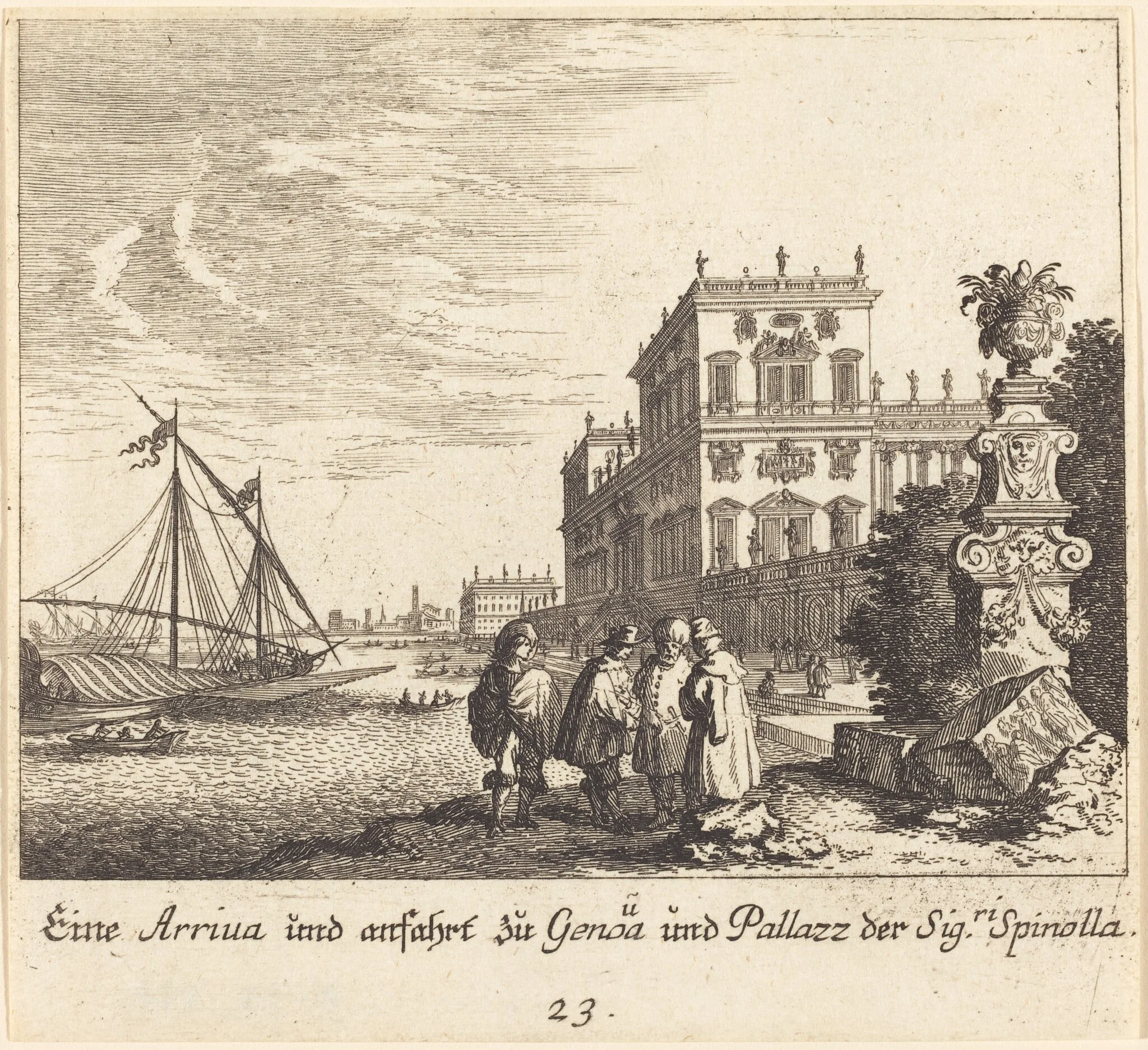 Palazzo Spinolla, Genoa, detail