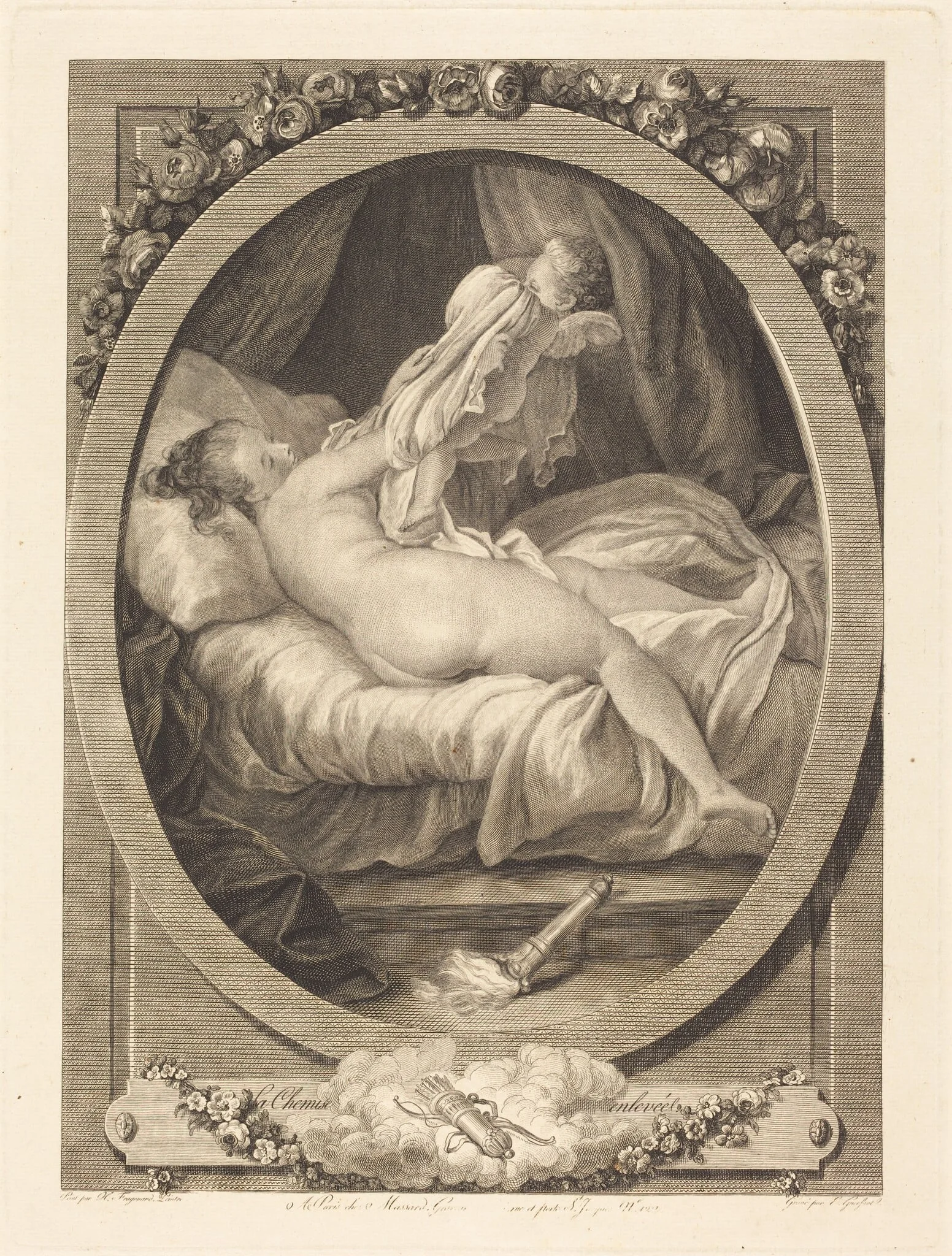 La Chemise enlevée, detail