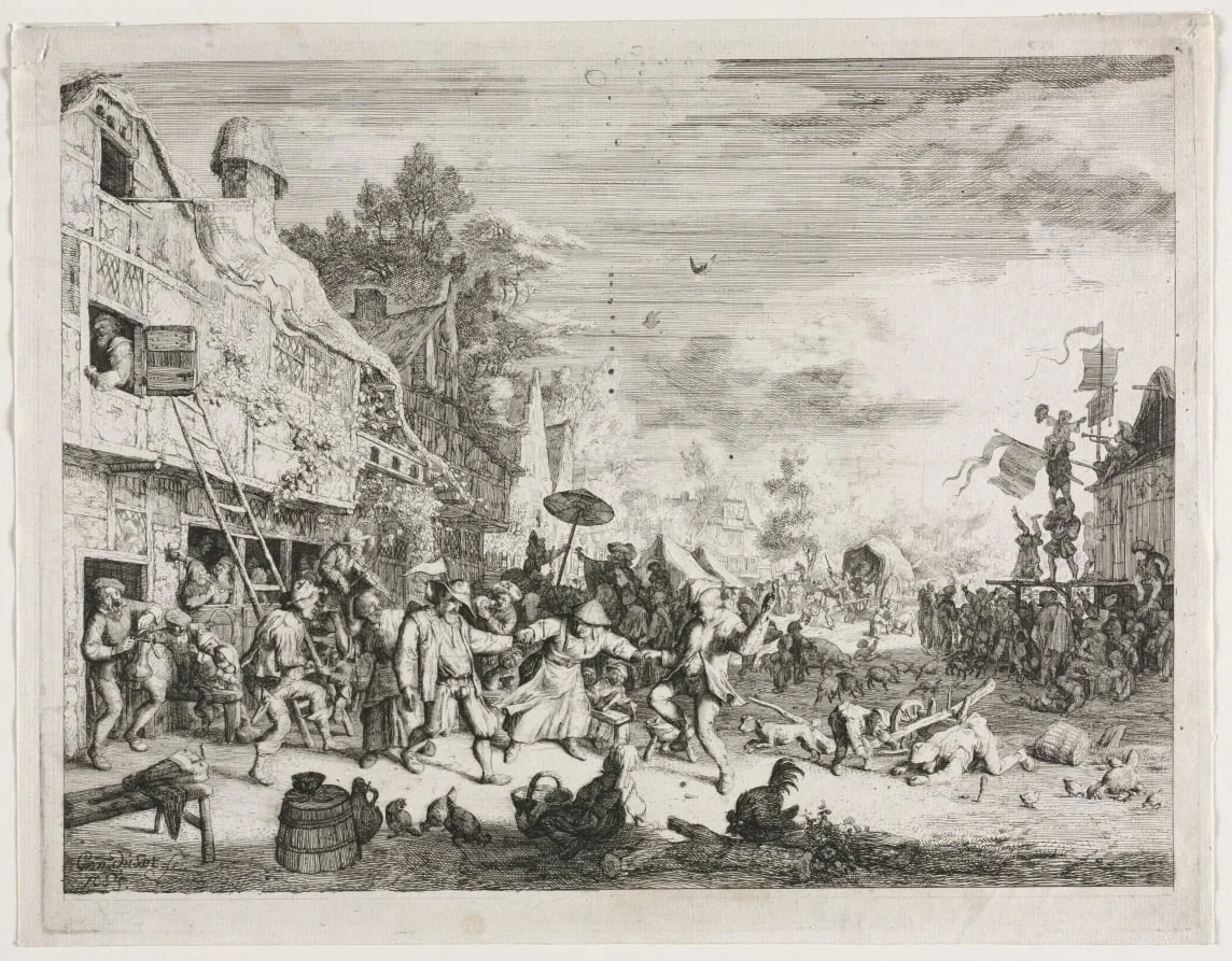 Village Fair, detail