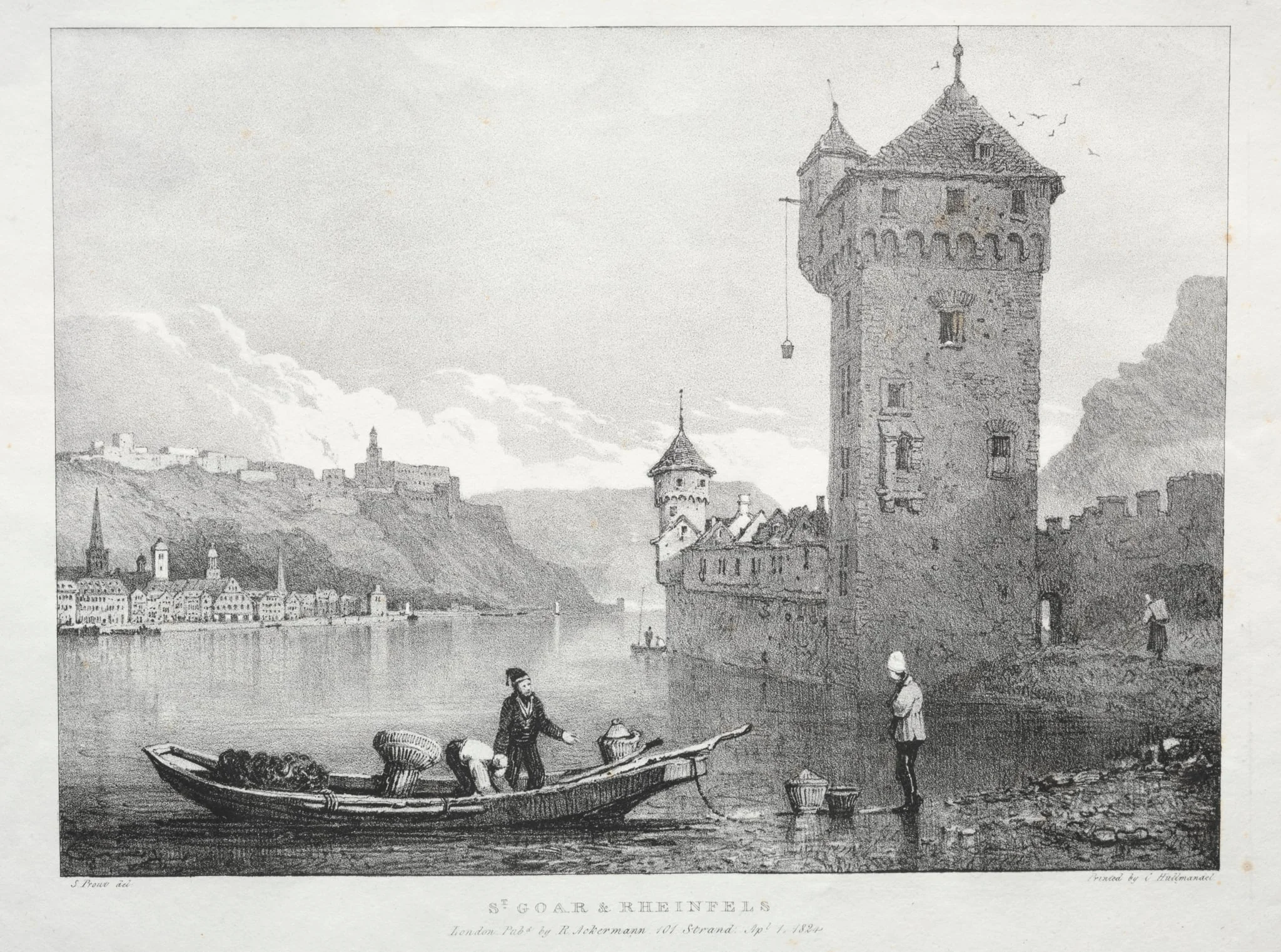 St. Goar and Rheinfels, detail