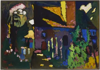 Church at Murnau, by Wassily Kandinsky, oil, 1909