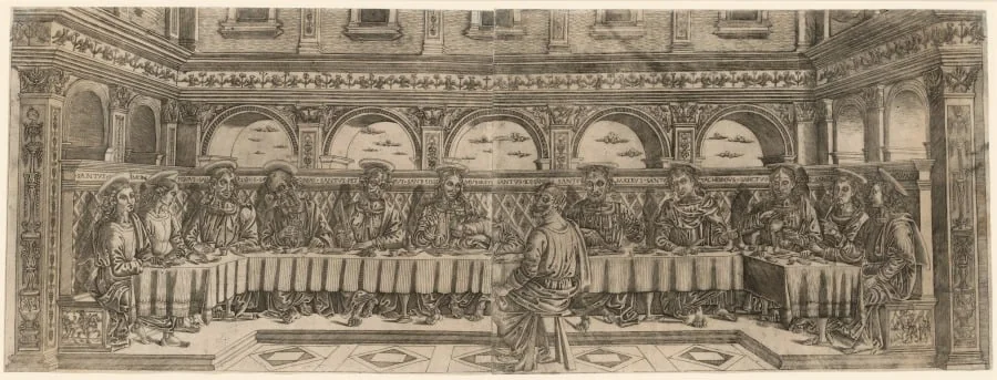 The Last Supper (pair), detail