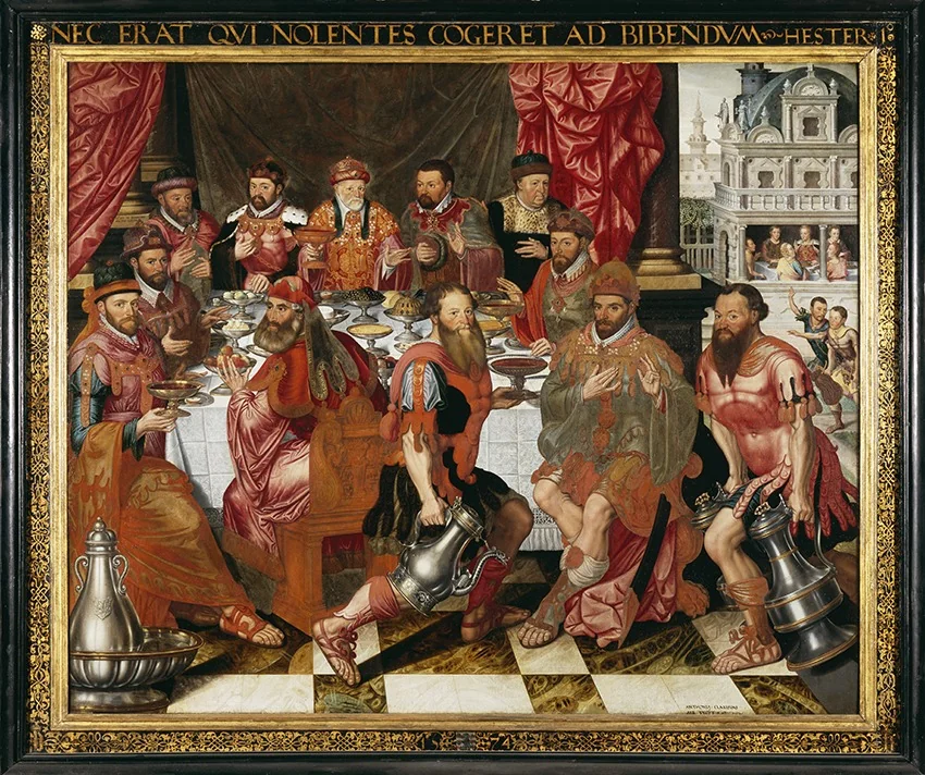 Banquet, detail