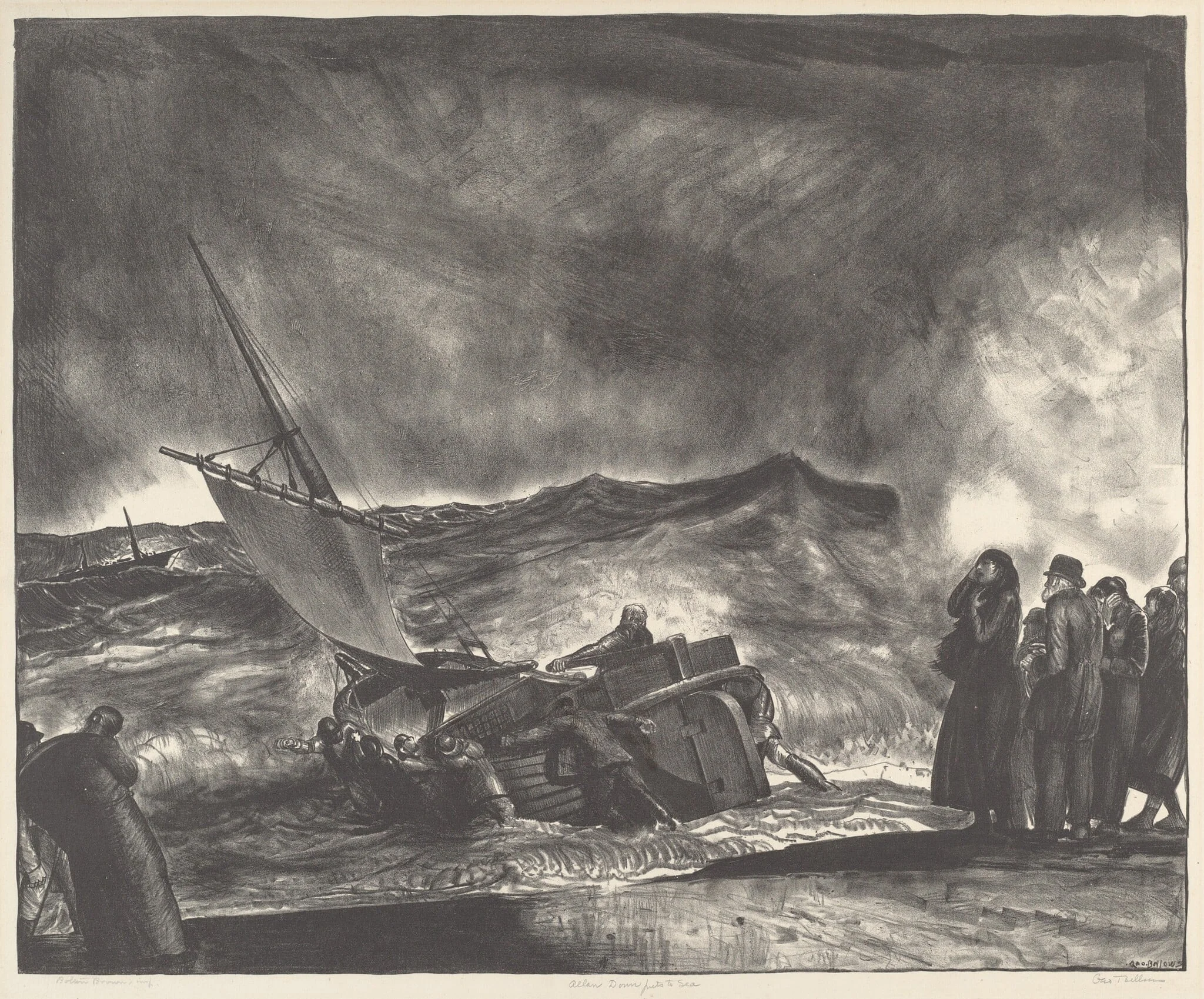 Allan Donn Puts to Sea, detail