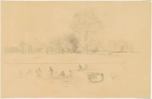Harvesting, New England, by Aaron Draper Shattuck
